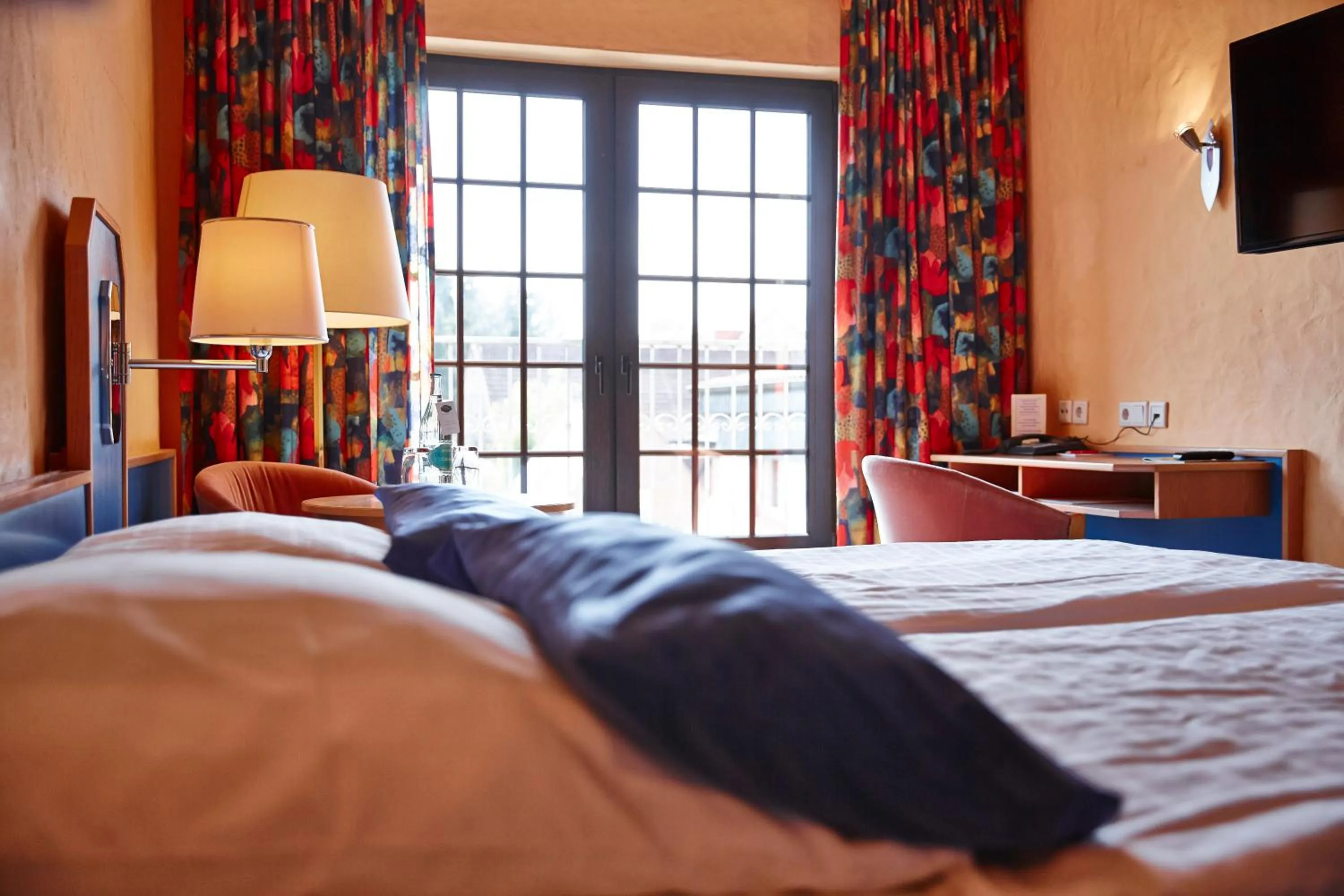 Bed in Hotel Bommersheim