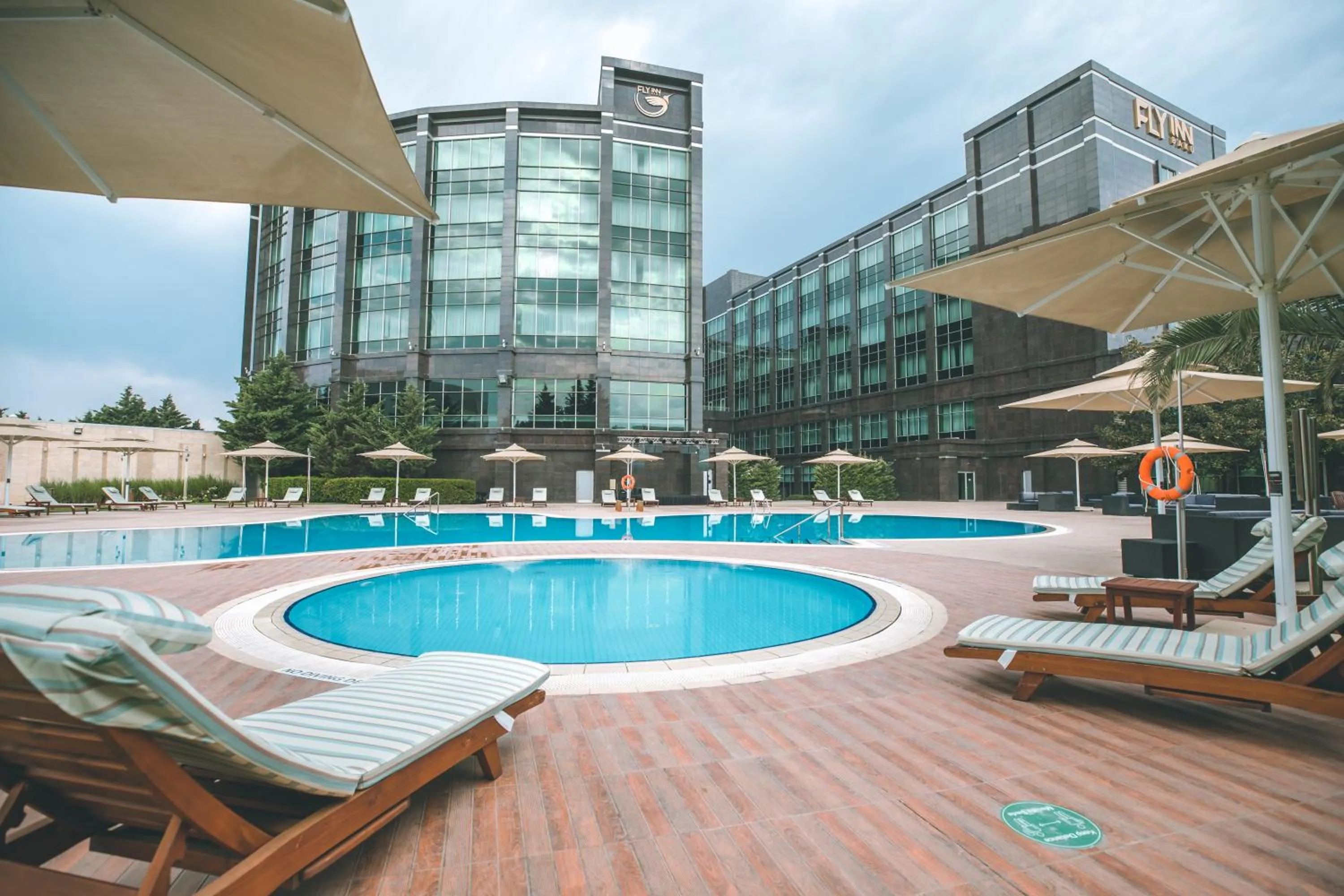 Swimming pool in FLY INN BAKU