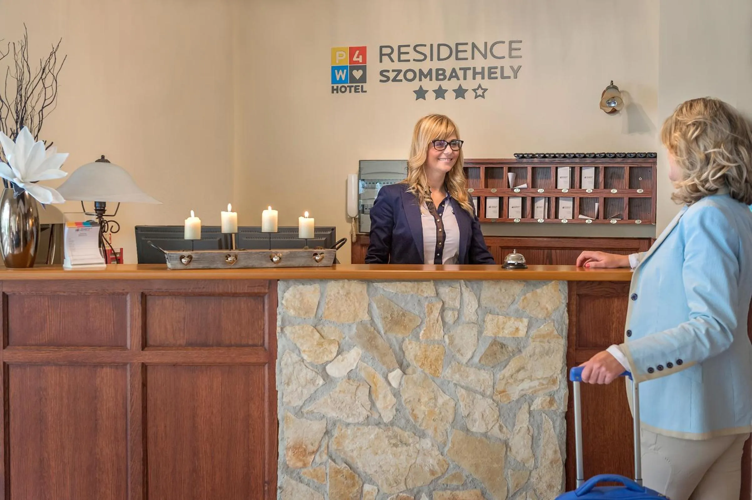 Lobby or reception in P4W Hotel Residence Szombathely