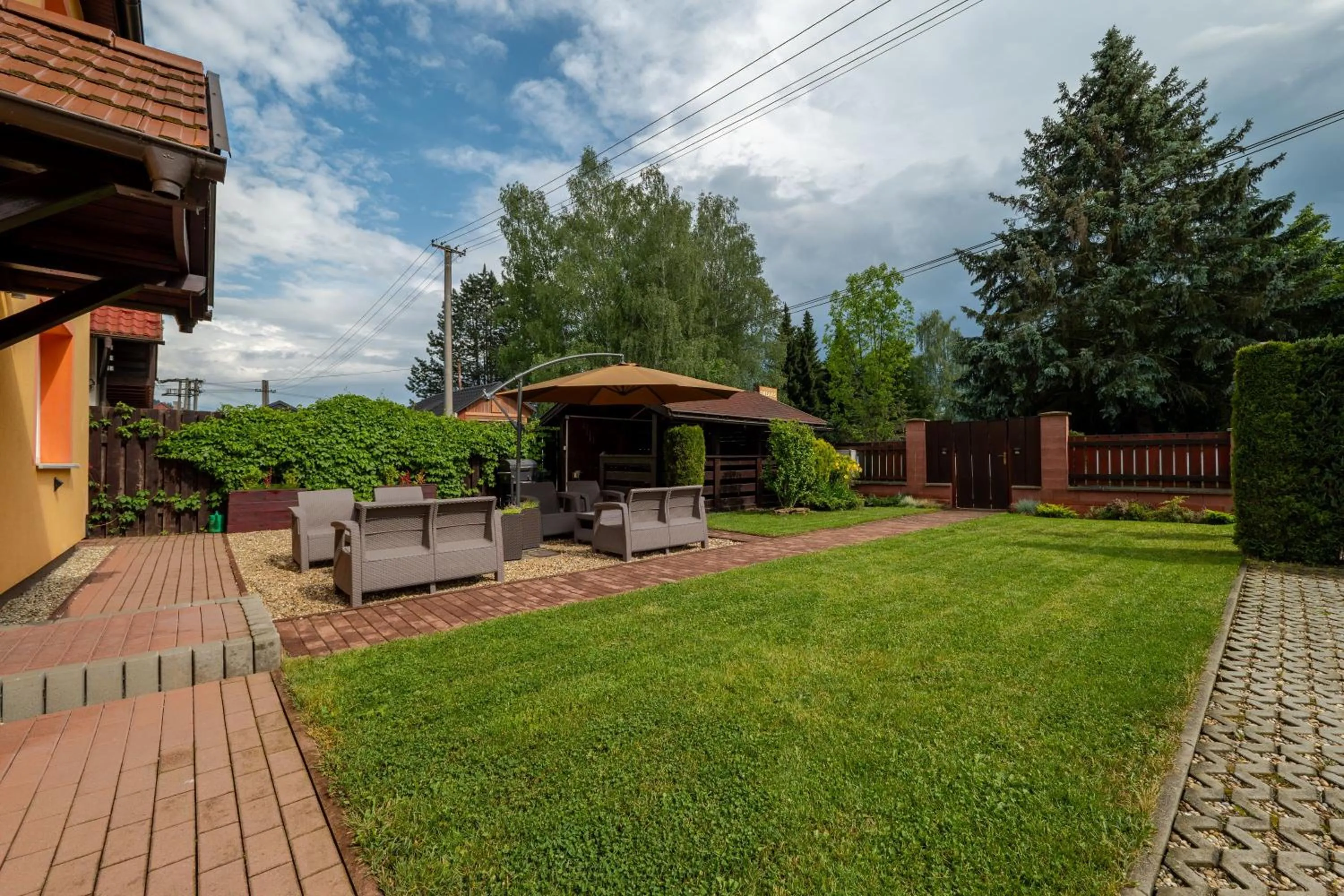 Seating area in Apartmány Dreams