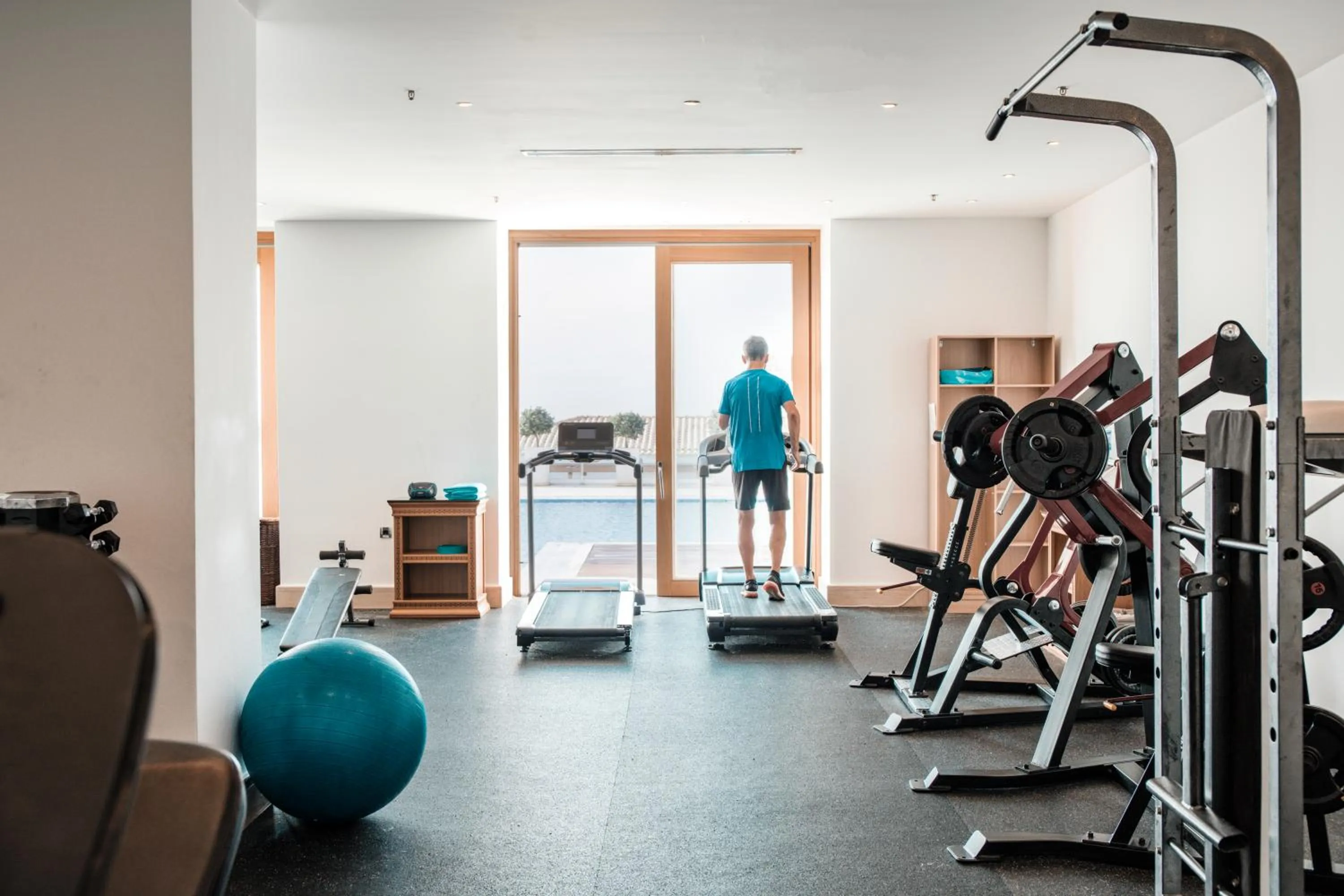 Fitness centre/facilities in Mitsis Selection Blue Domes