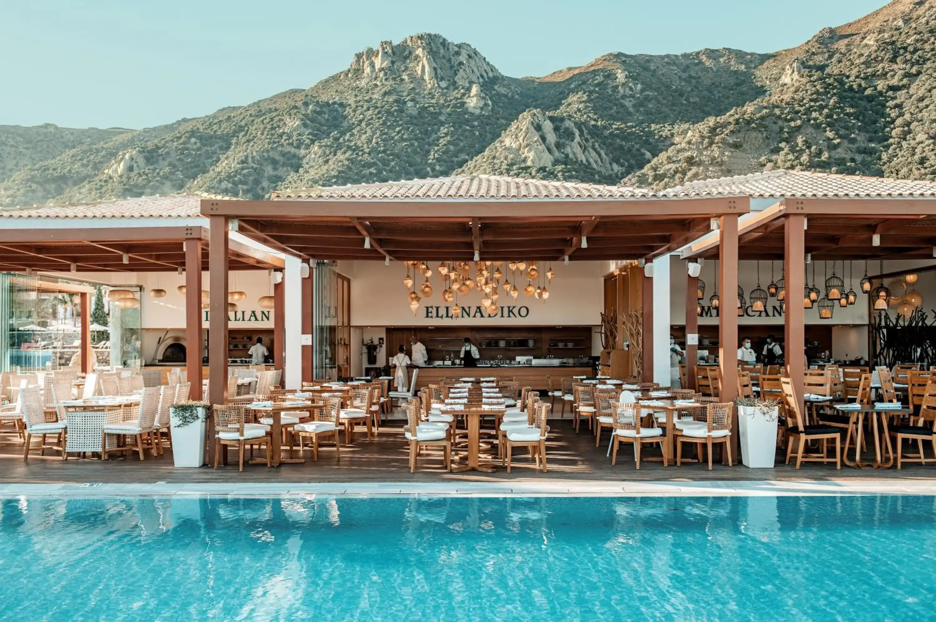 Restaurant/places to eat in Mitsis Selection Blue Domes Restaurant/places to eat in Mitsis Selection Blue Domes
