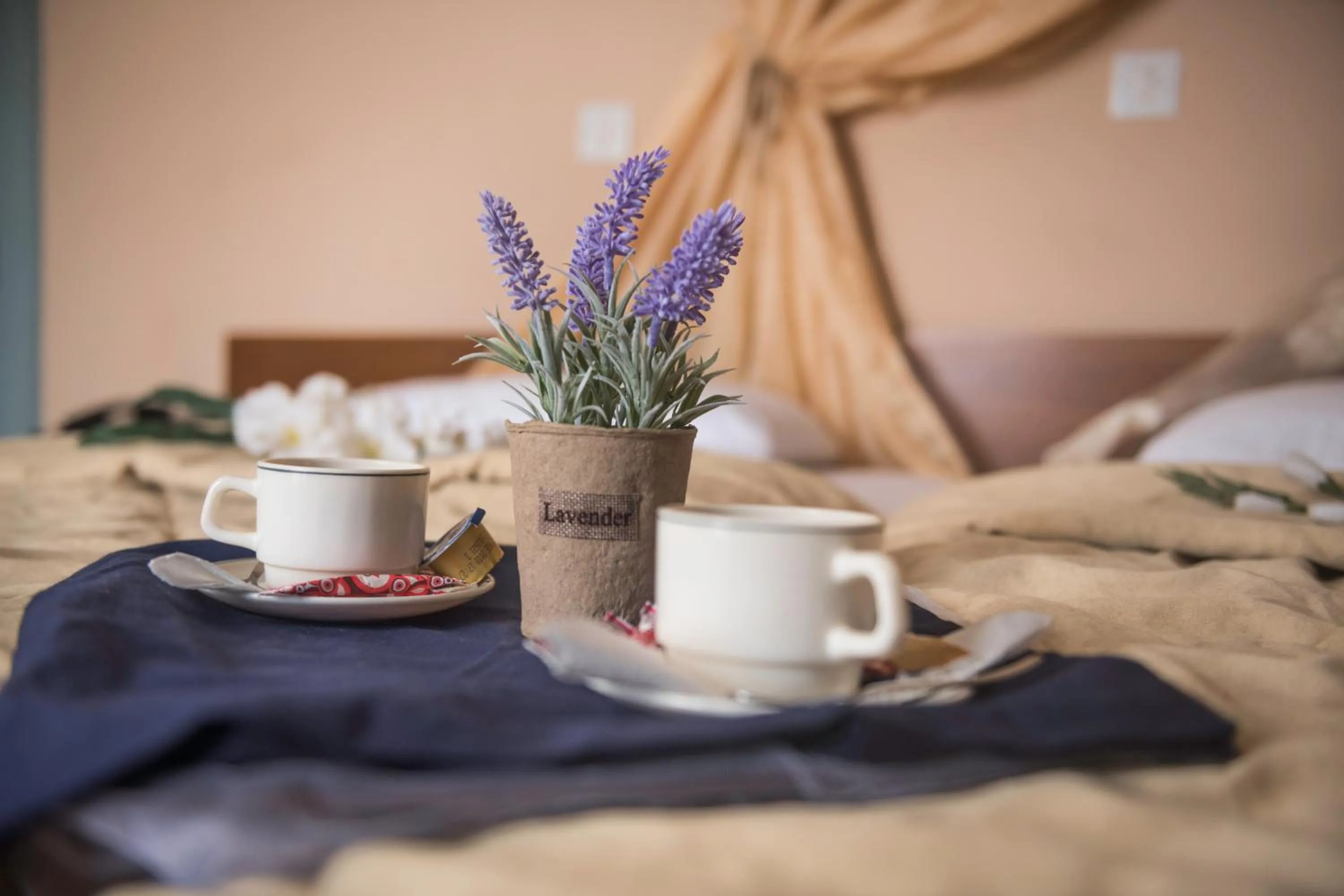 Decorative detail, Bed in Antonios Hotel