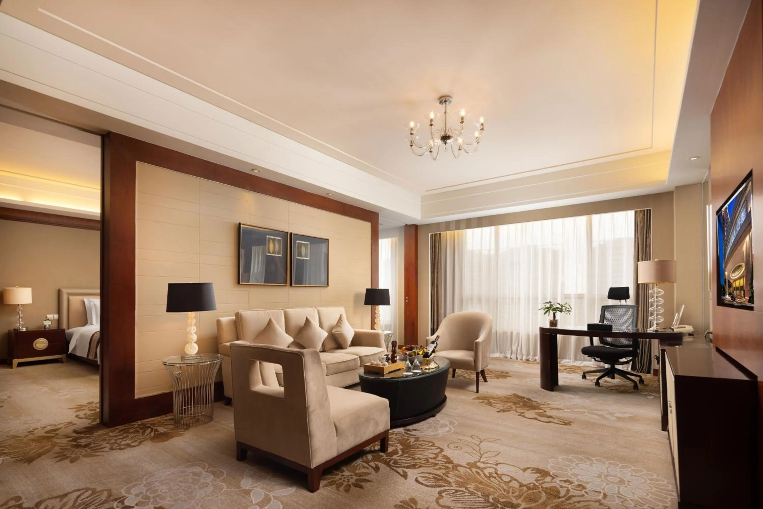 Living room in Shenzhen Baolilai International Hotel (Baoan, Fuyong)