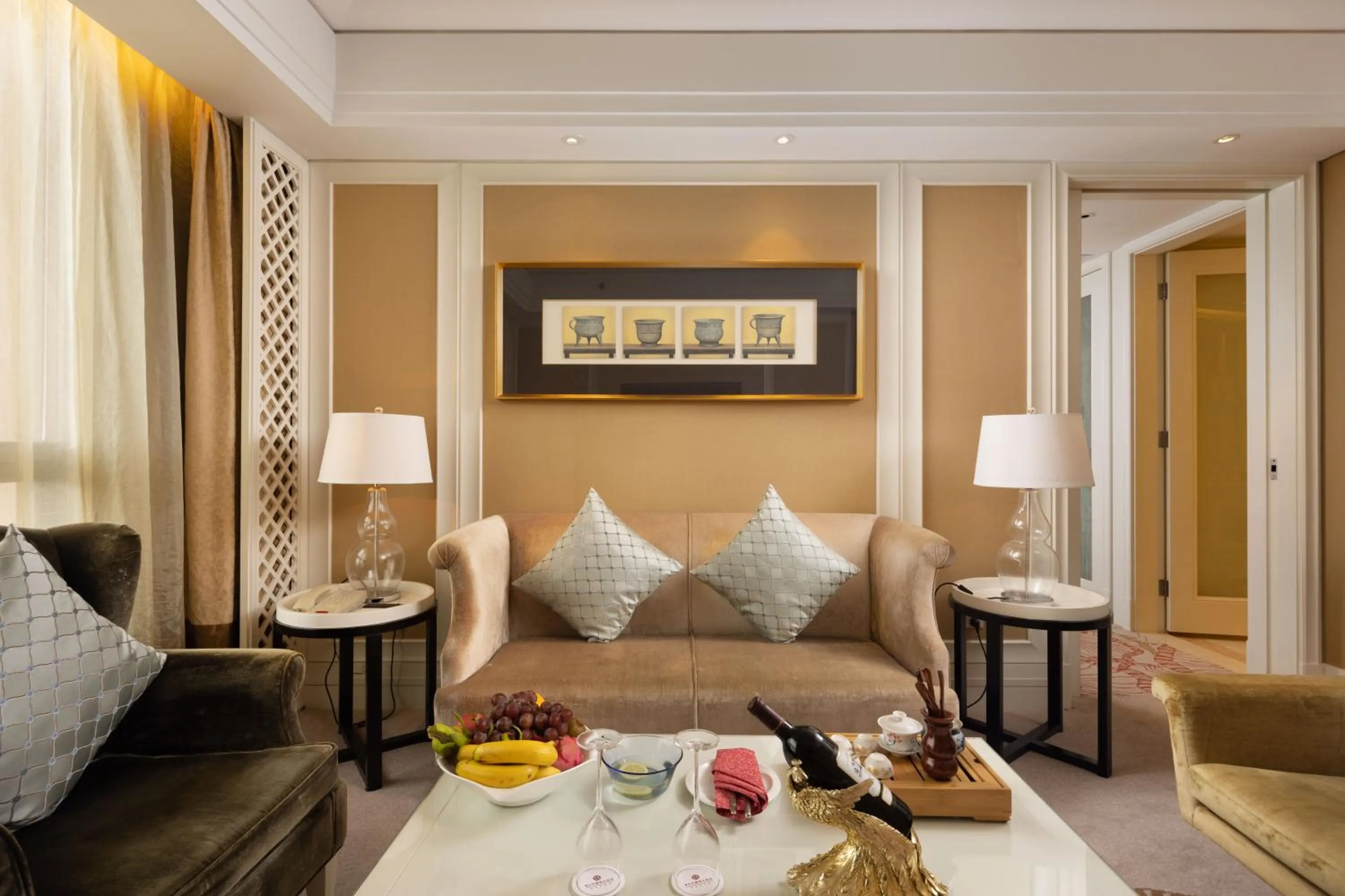 Living room in Shenzhen Baolilai International Hotel (Baoan, Fuyong)