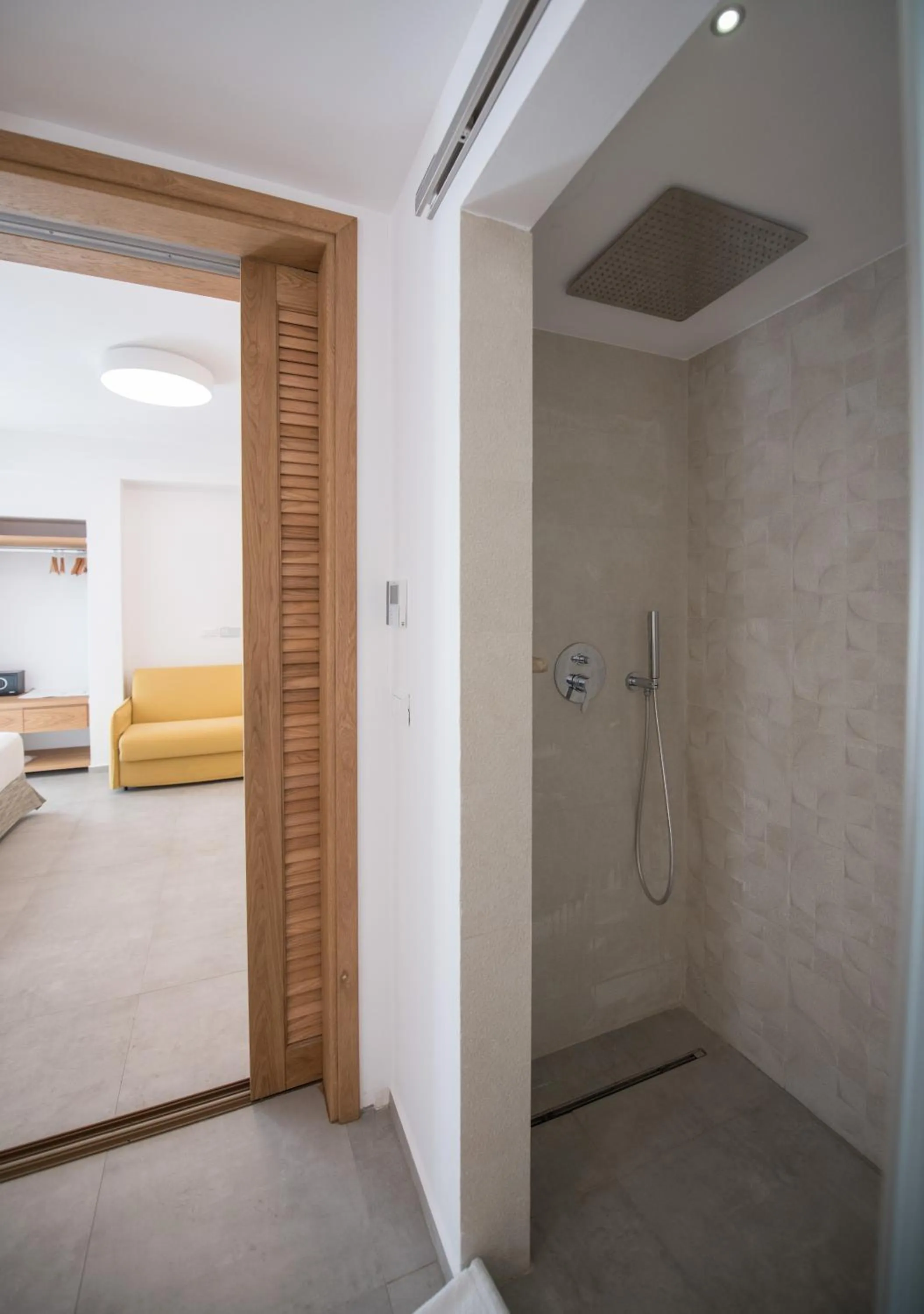 Bathroom, Bed in Natura Luxury Boutique Hotel Skopelos