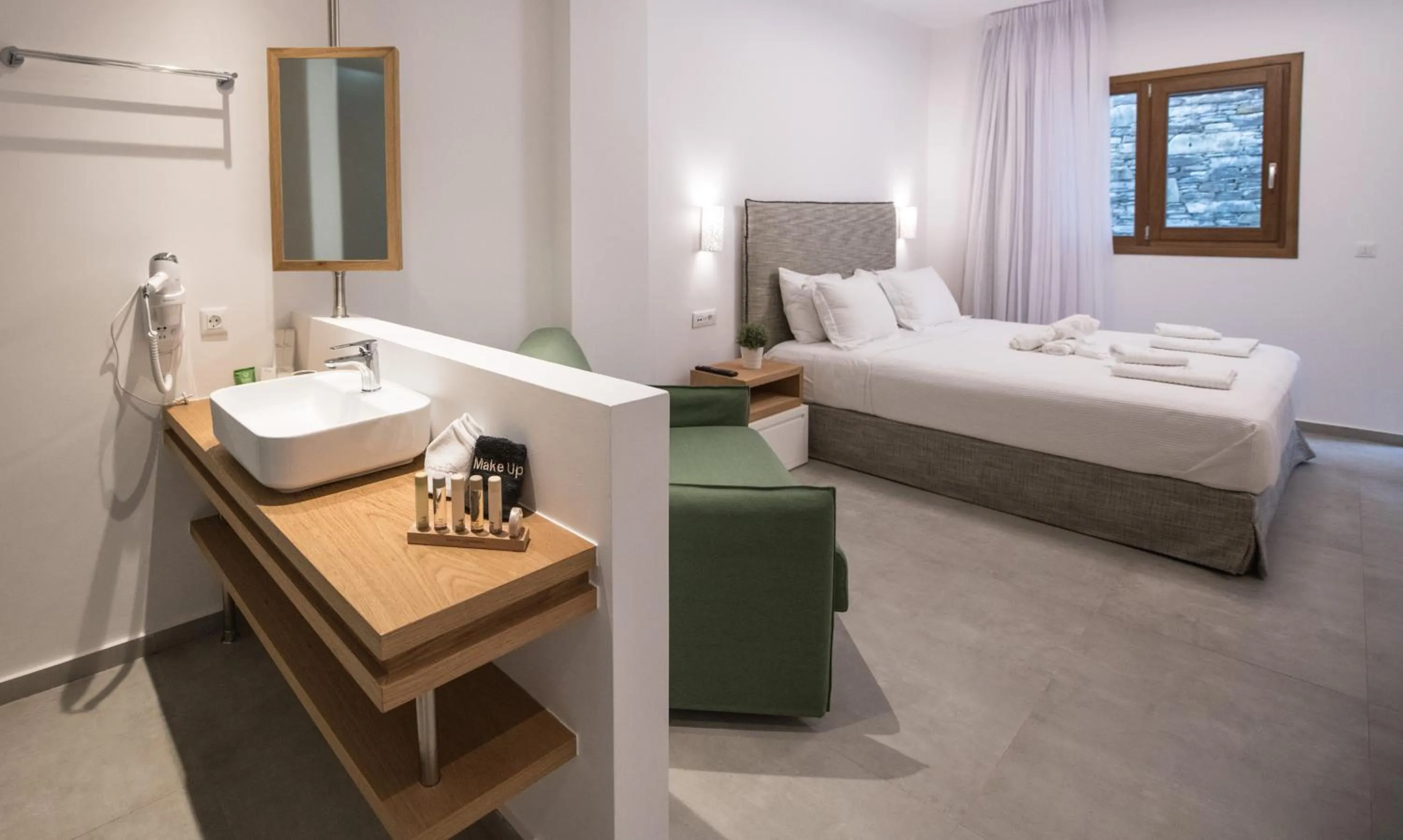 Bed in Natura Luxury Boutique Hotel Skopelos