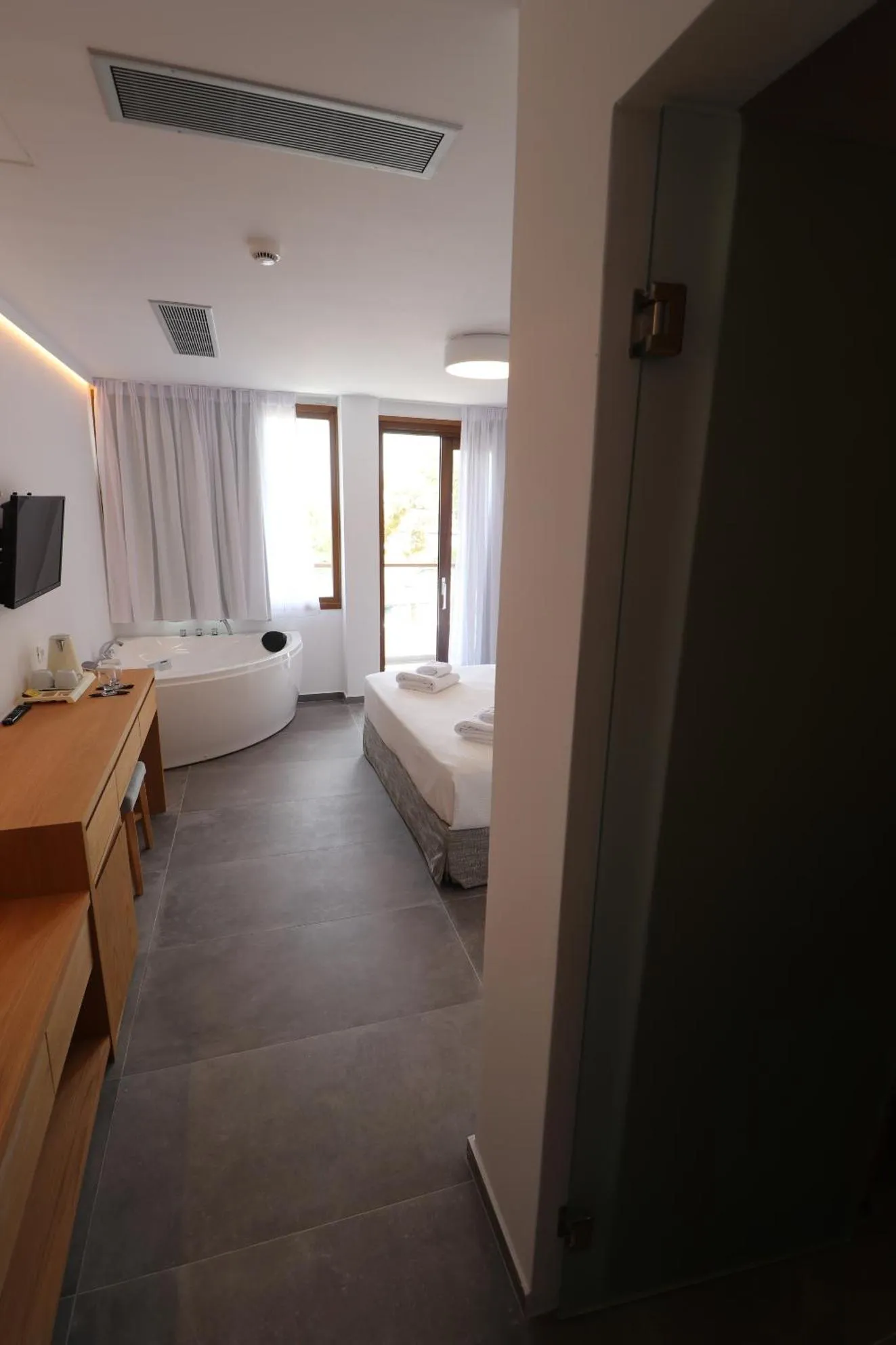 Bed in Natura Luxury Boutique Hotel Skopelos