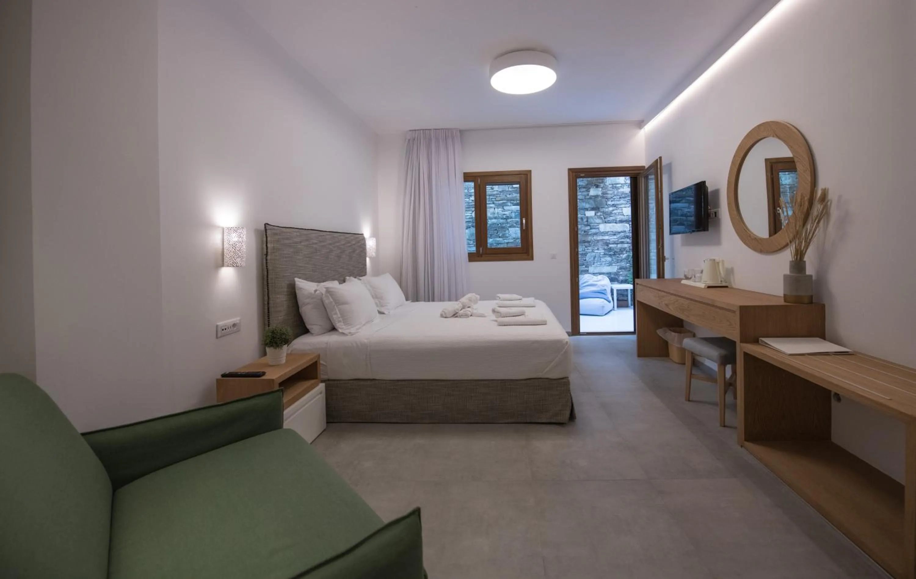Photo of the whole room, Bed in Natura Luxury Boutique Hotel Skopelos