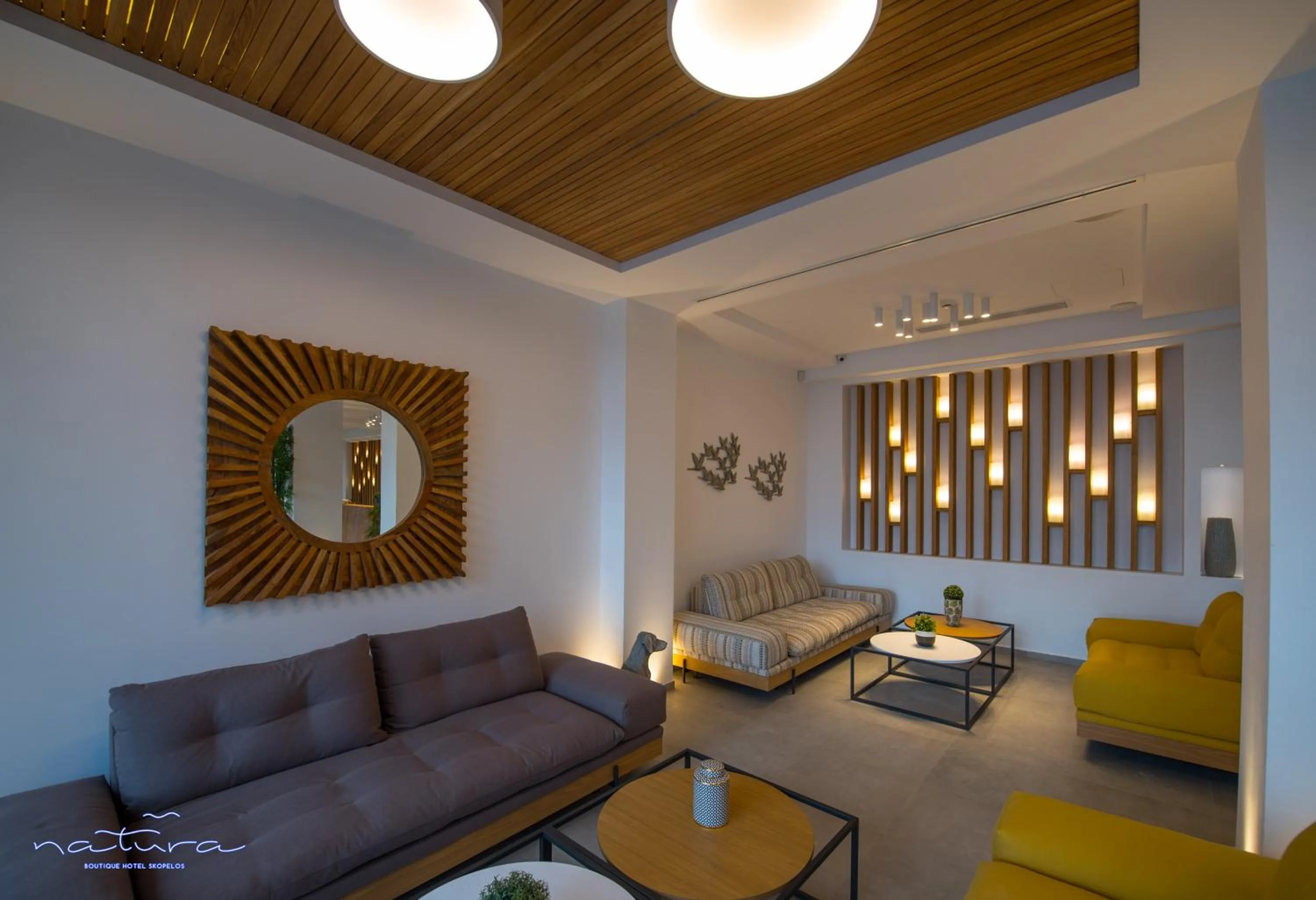 Lobby or reception in Natura Luxury Boutique Hotel Skopelos