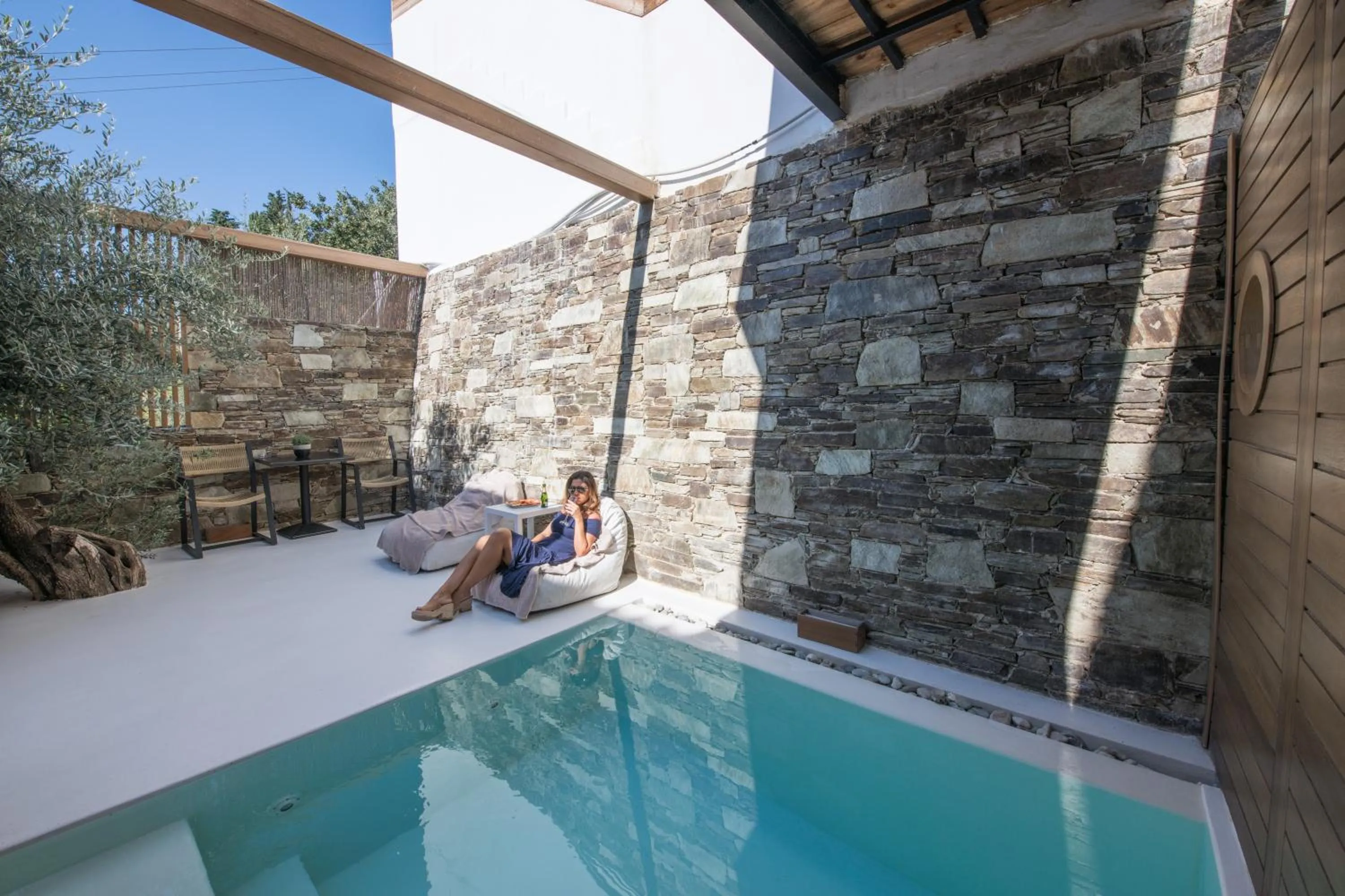 Swimming pool in Natura Luxury Boutique Hotel Skopelos
