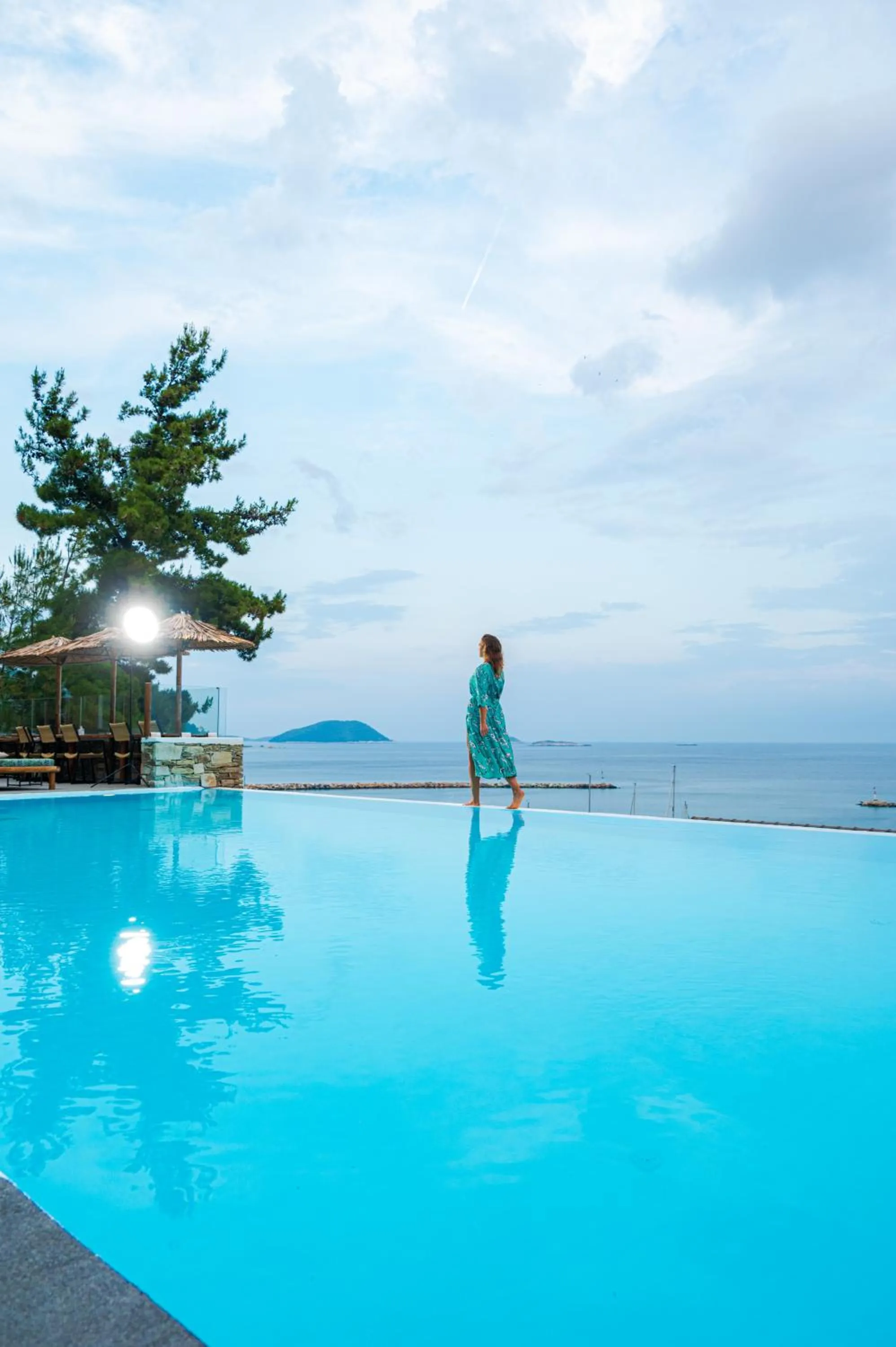 Pool view in Natura Luxury Boutique Hotel Skopelos