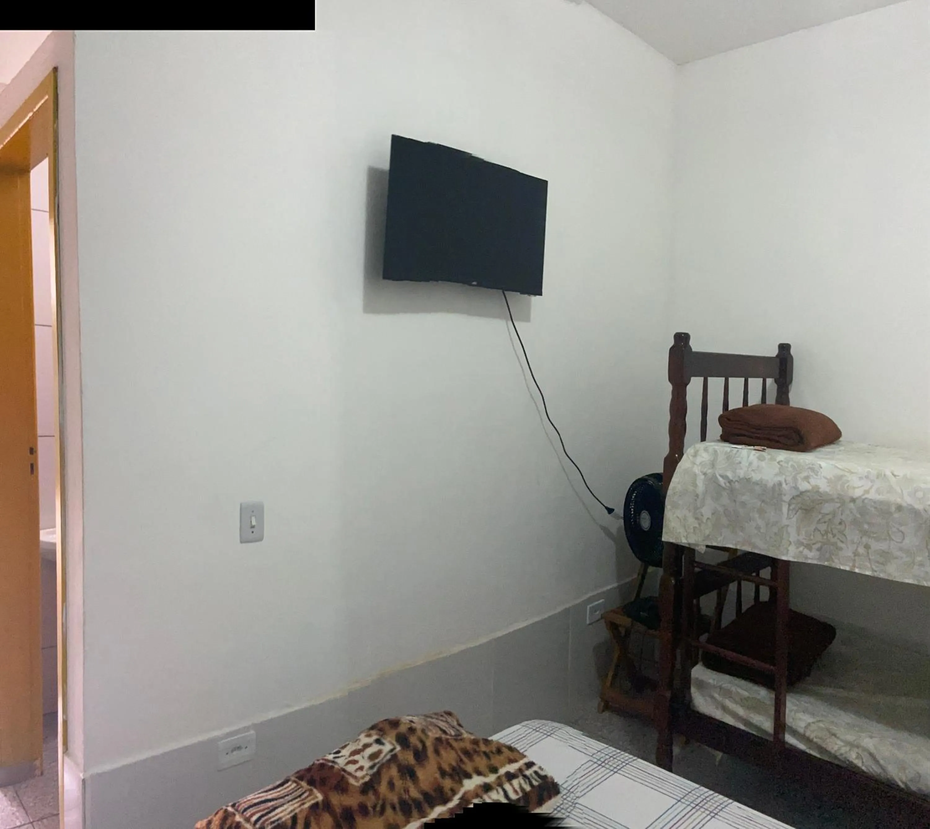 Bed in Pousada Fraga