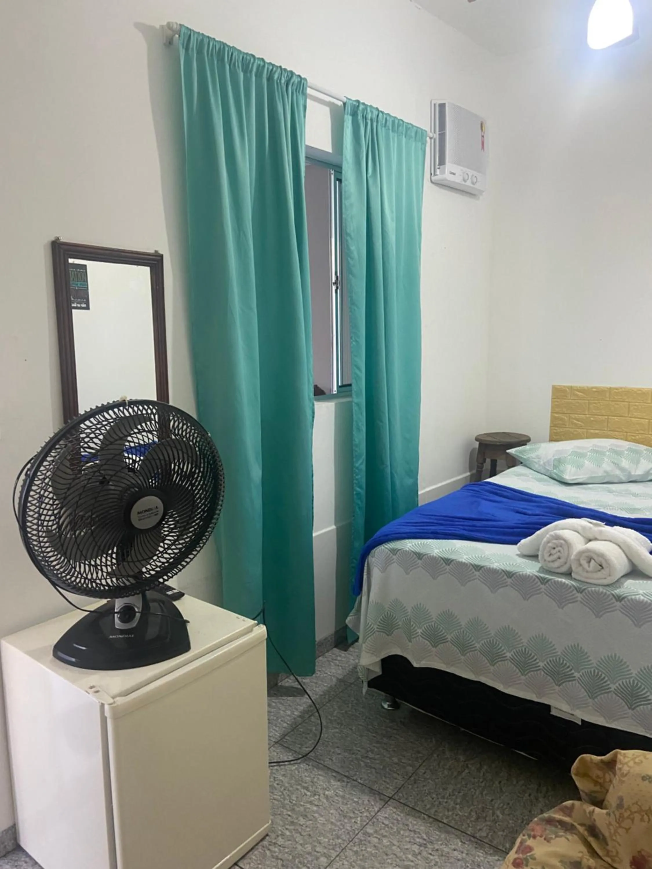 Bed in Pousada Fraga