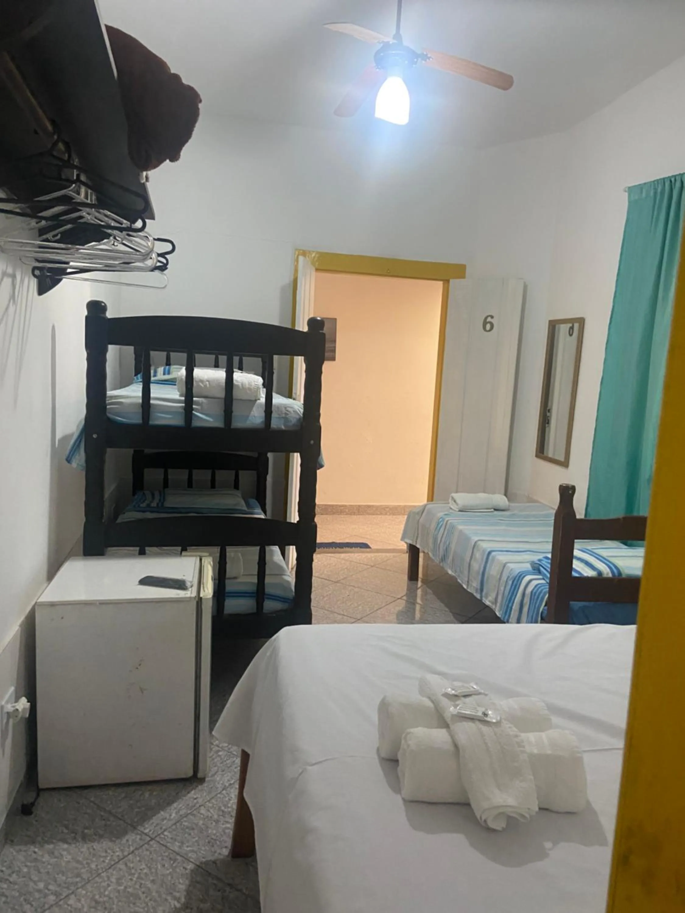 Bed in Pousada Fraga