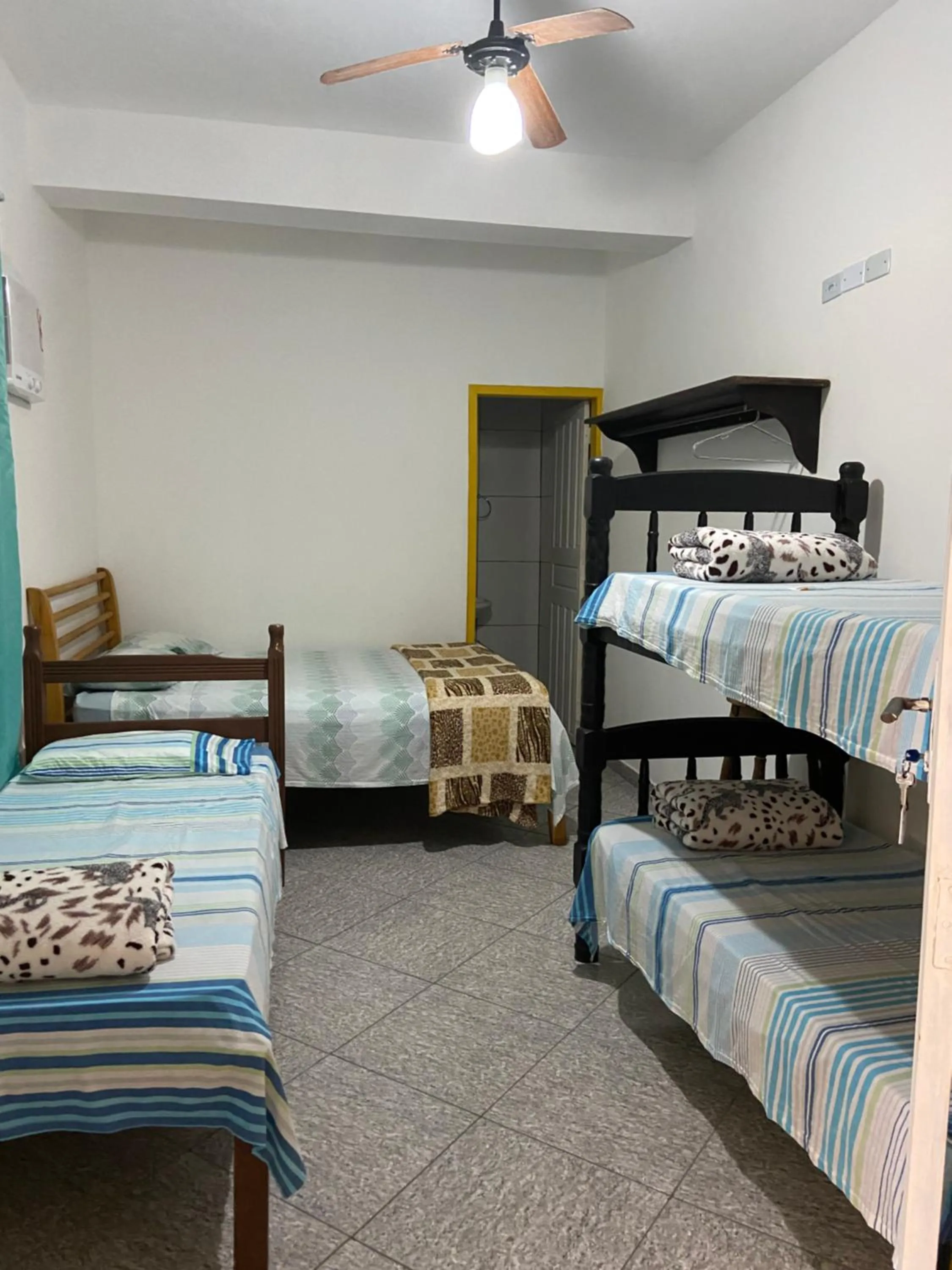 Bed in Pousada Fraga