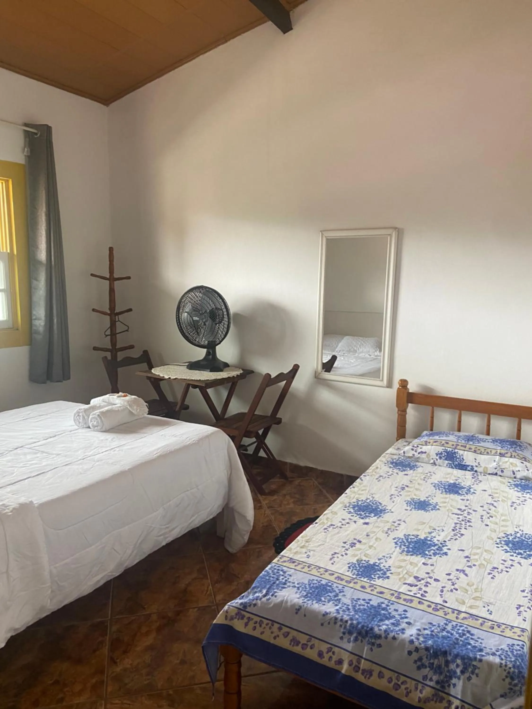 Bed in Pousada Fraga