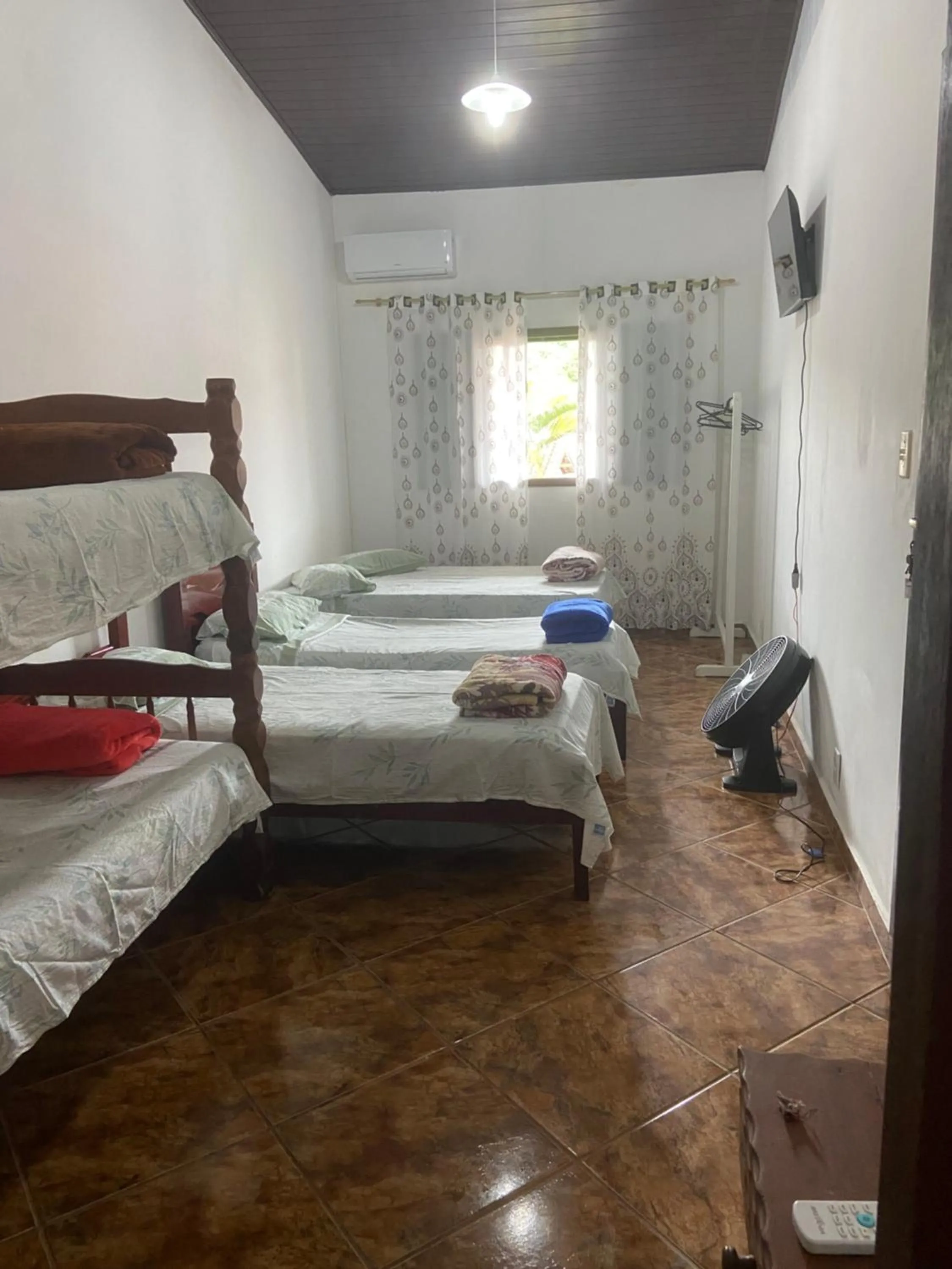 Bed in Pousada Fraga