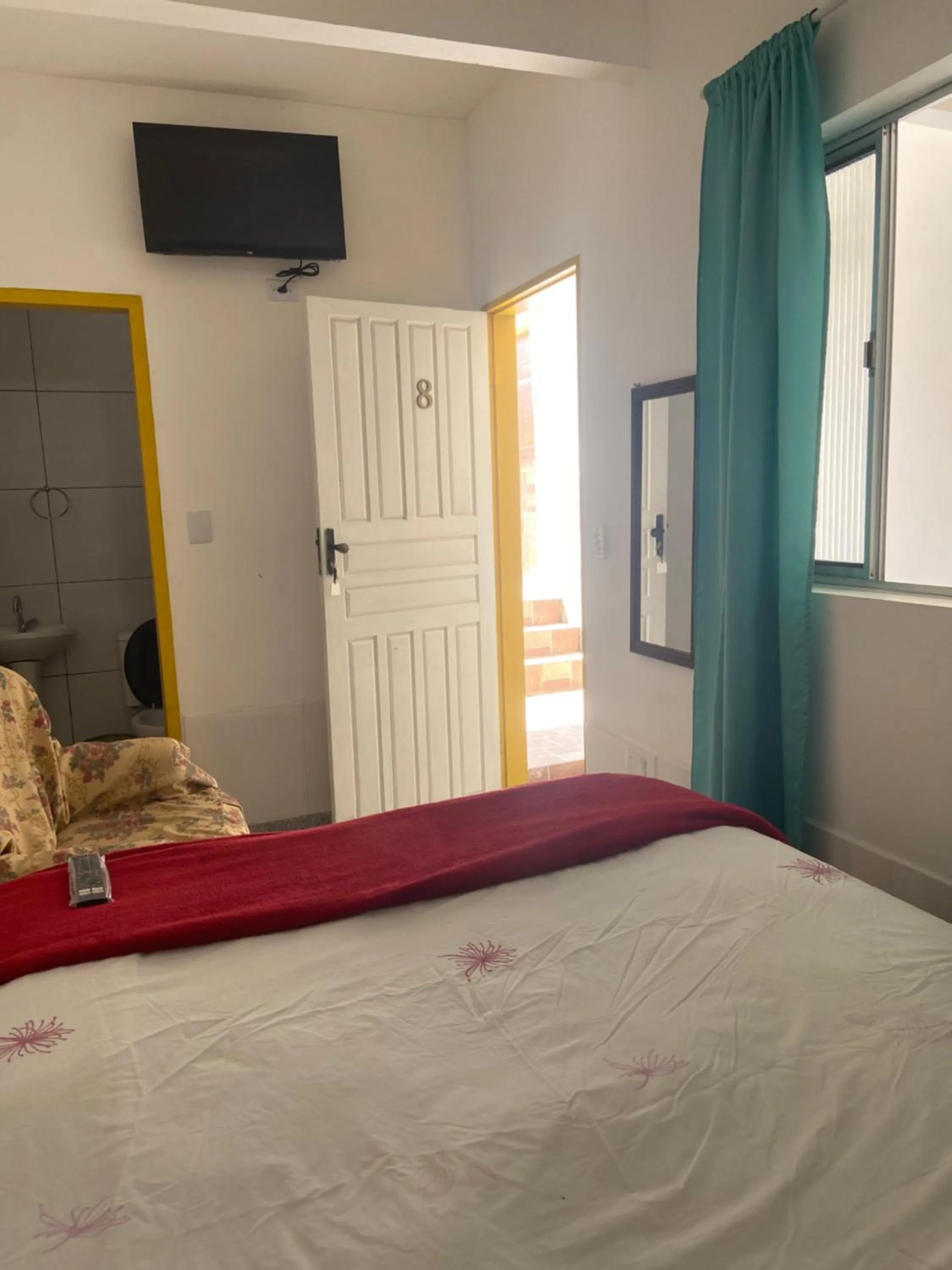 Bed in Pousada Fraga