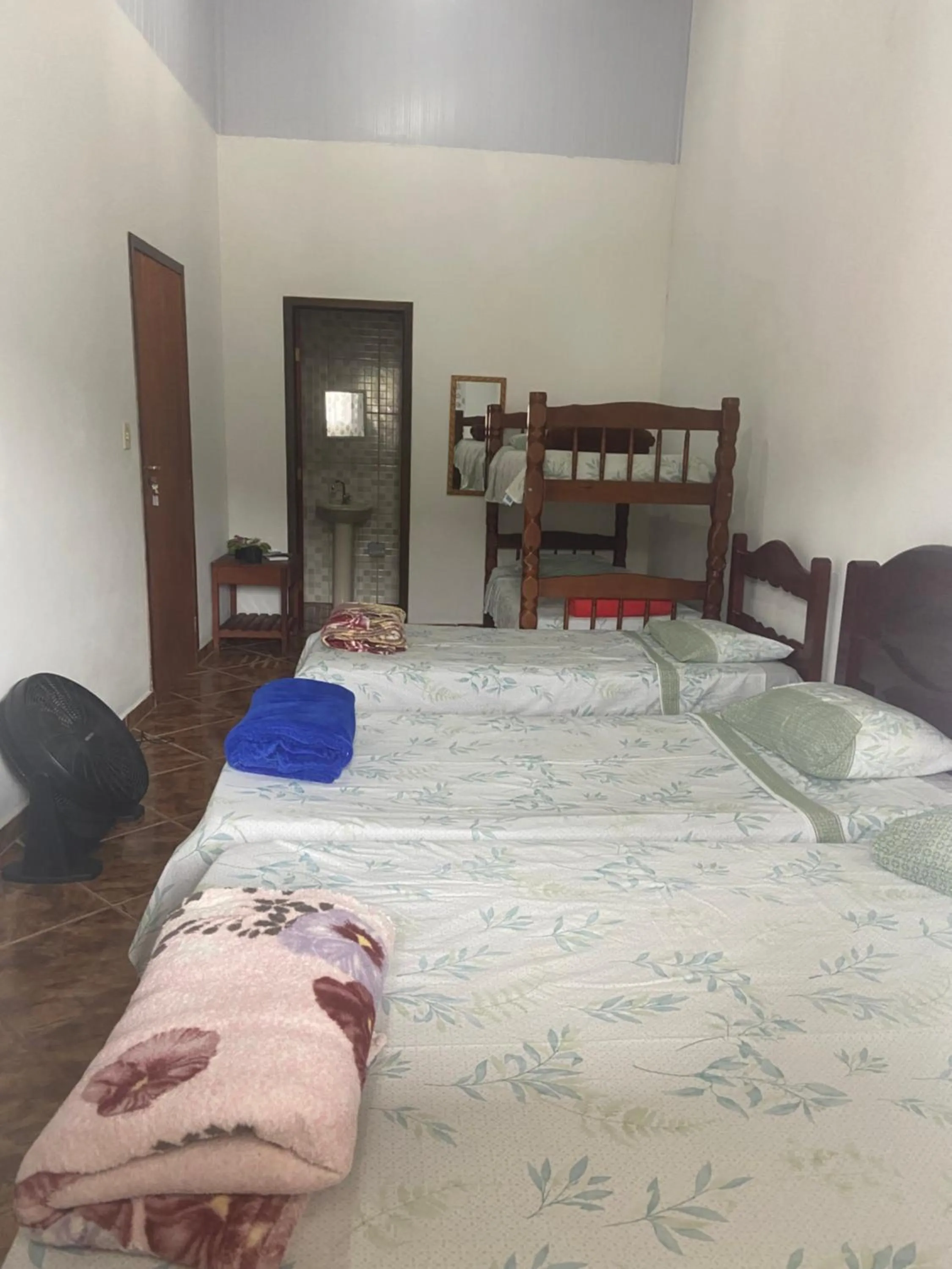 Bed in Pousada Fraga