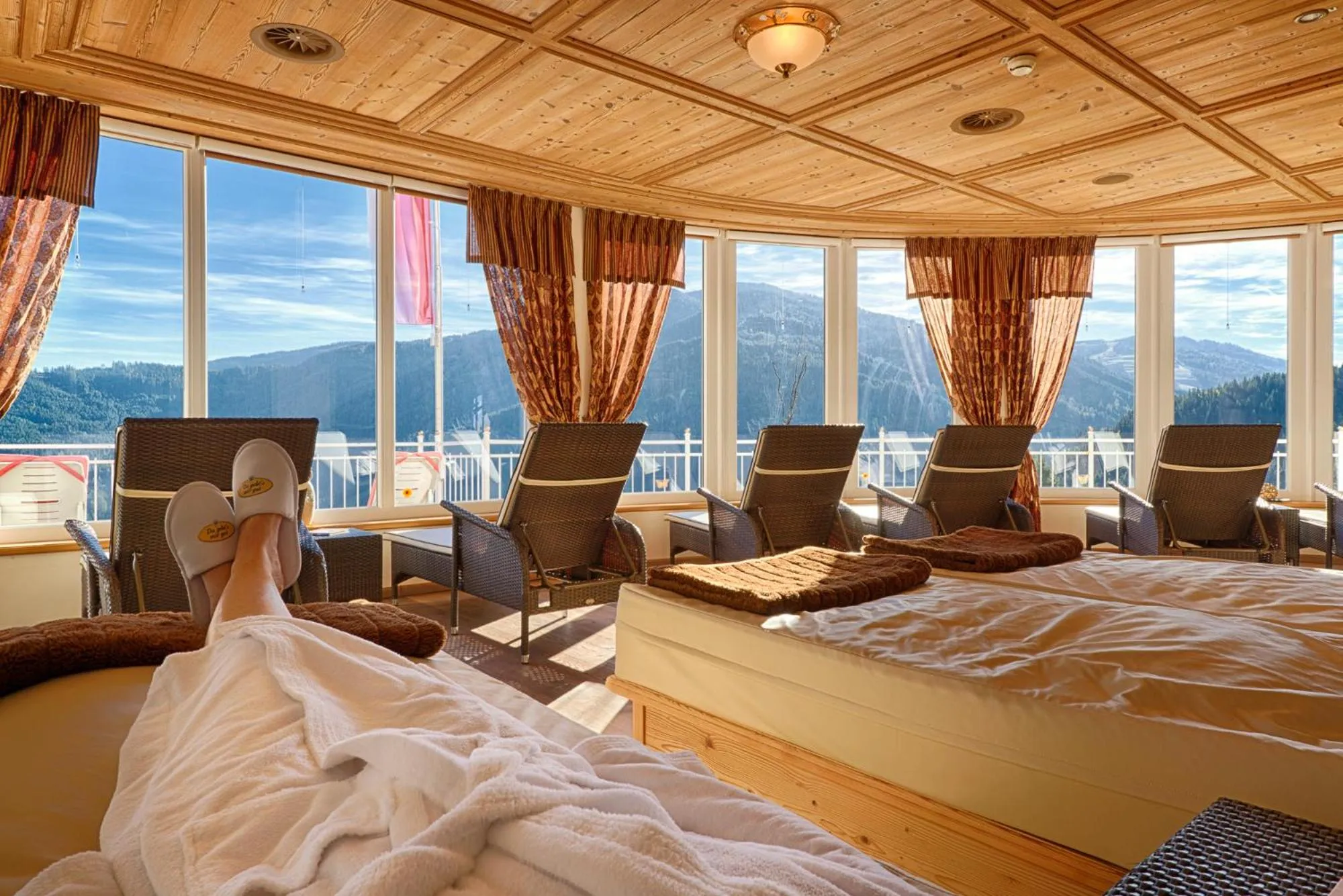 Spa and wellness centre/facilities, Bed in Hotel Bergheimat