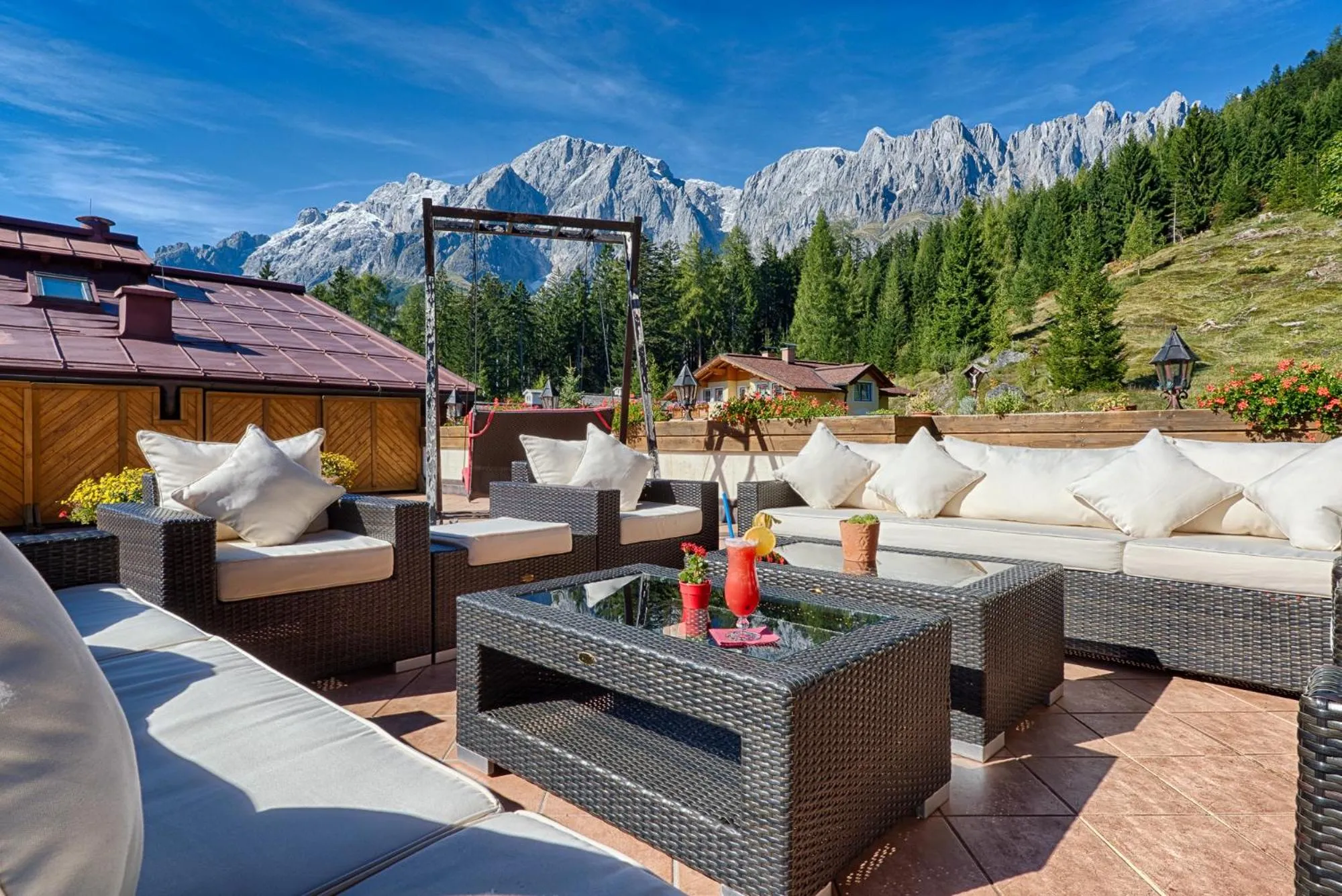 Balcony/Terrace in Hotel Bergheimat