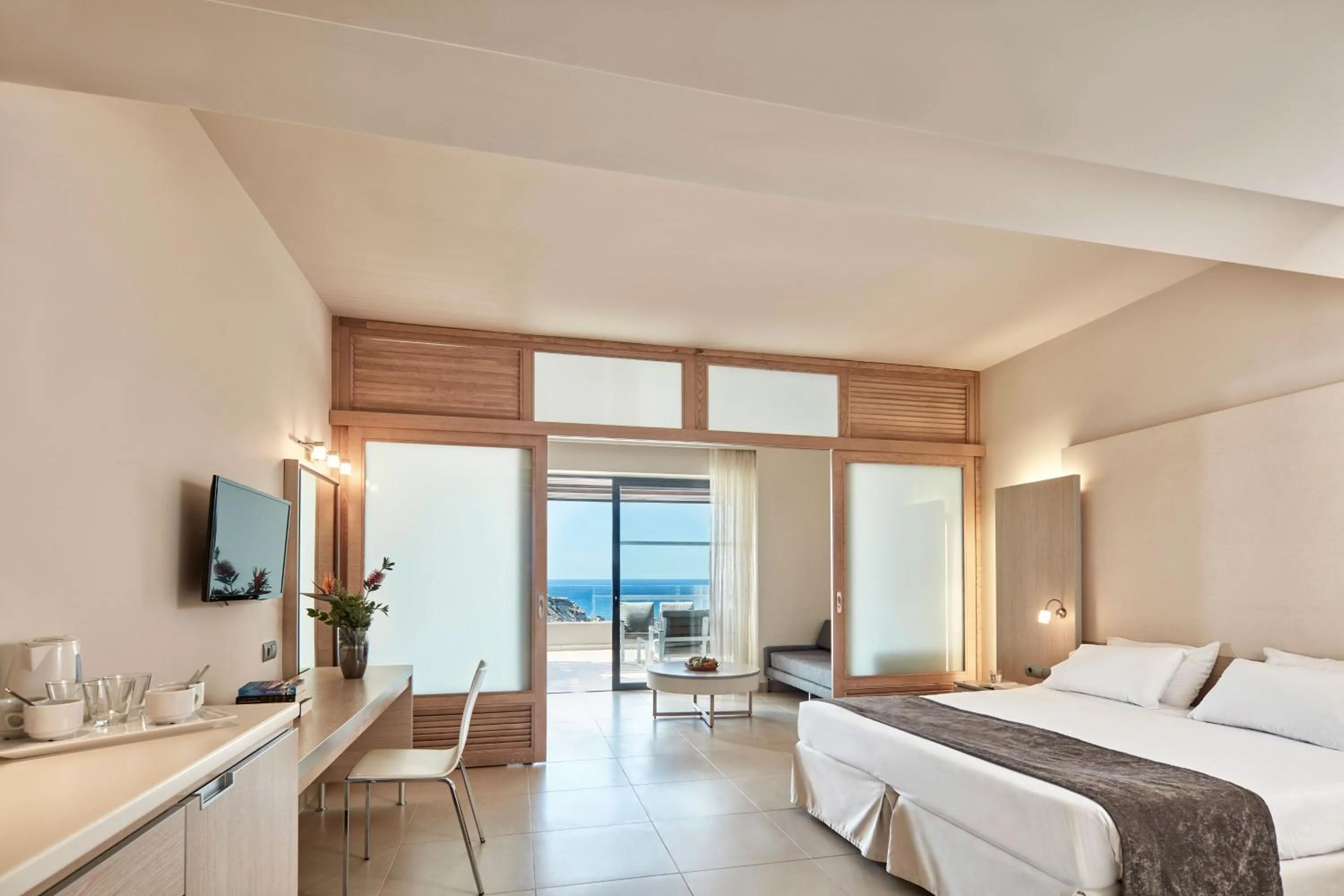 Bedroom, Bed in Atlantica Mikri Poli Crete