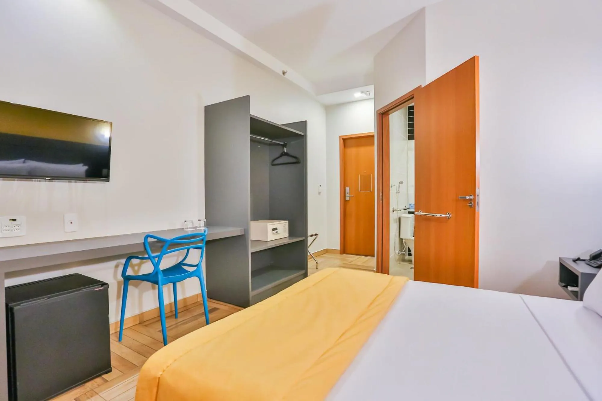 Bed in Sleep Inn São Carlos