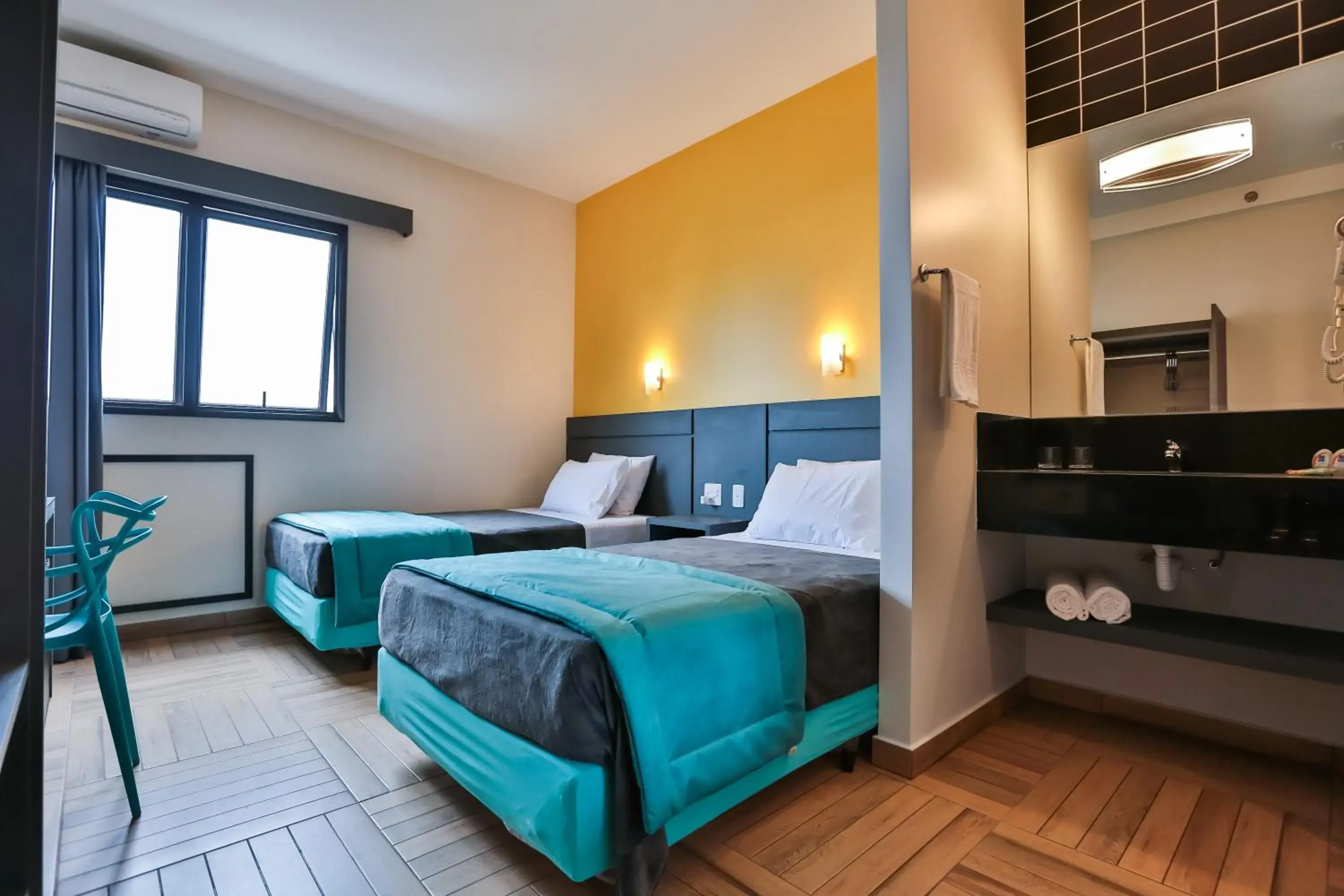 Photo of the whole room, Bed in Sleep Inn São Carlos Photo of the whole room, Bed in Sleep Inn São Carlos