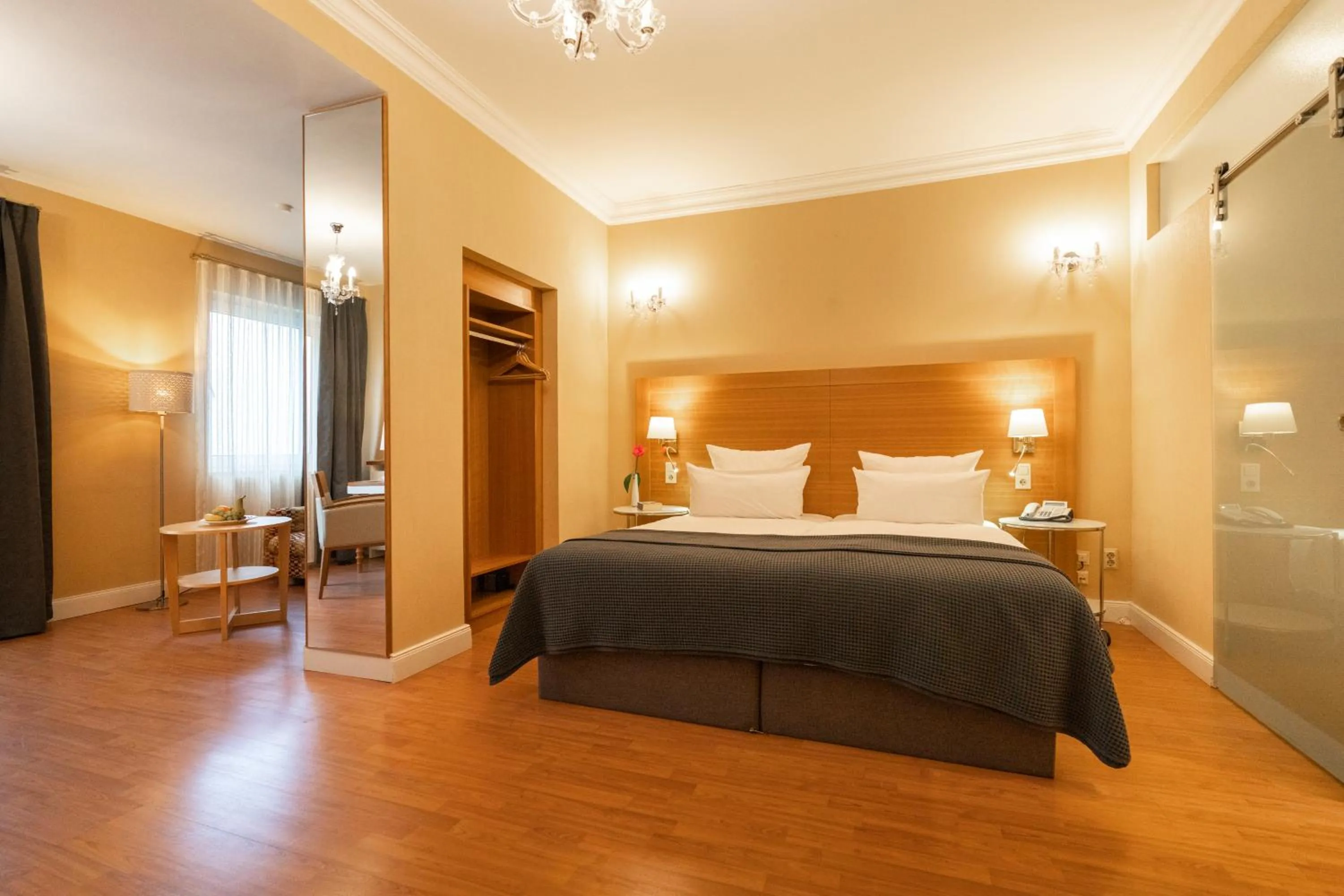 Bed in Hotel Kleiner Riesen