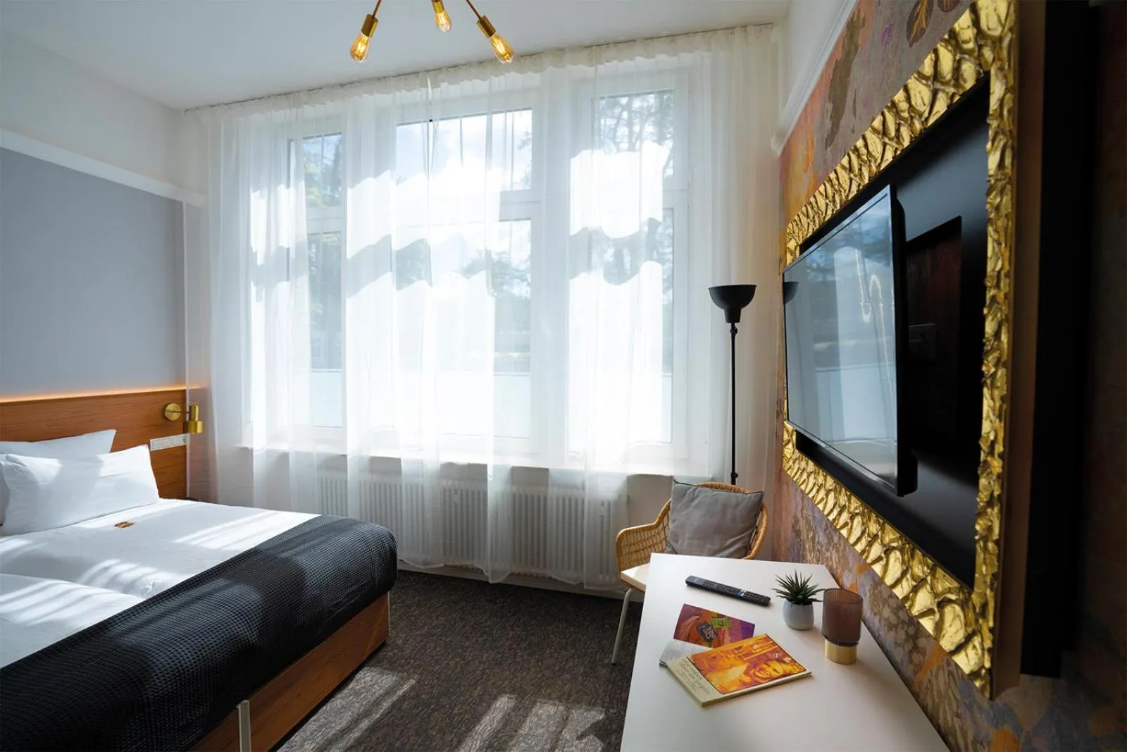 Bed in Hotel Kleiner Riesen