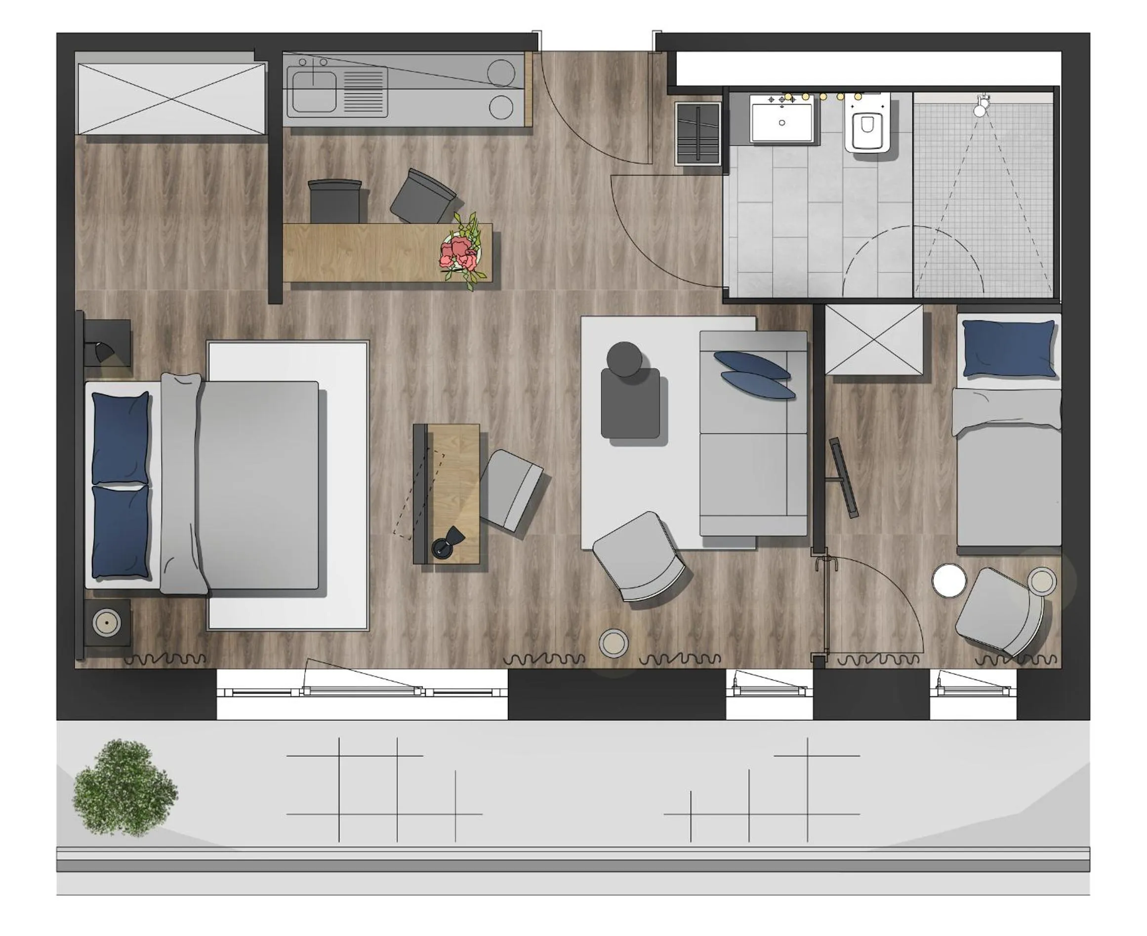 Shower in Arivo Forchheim