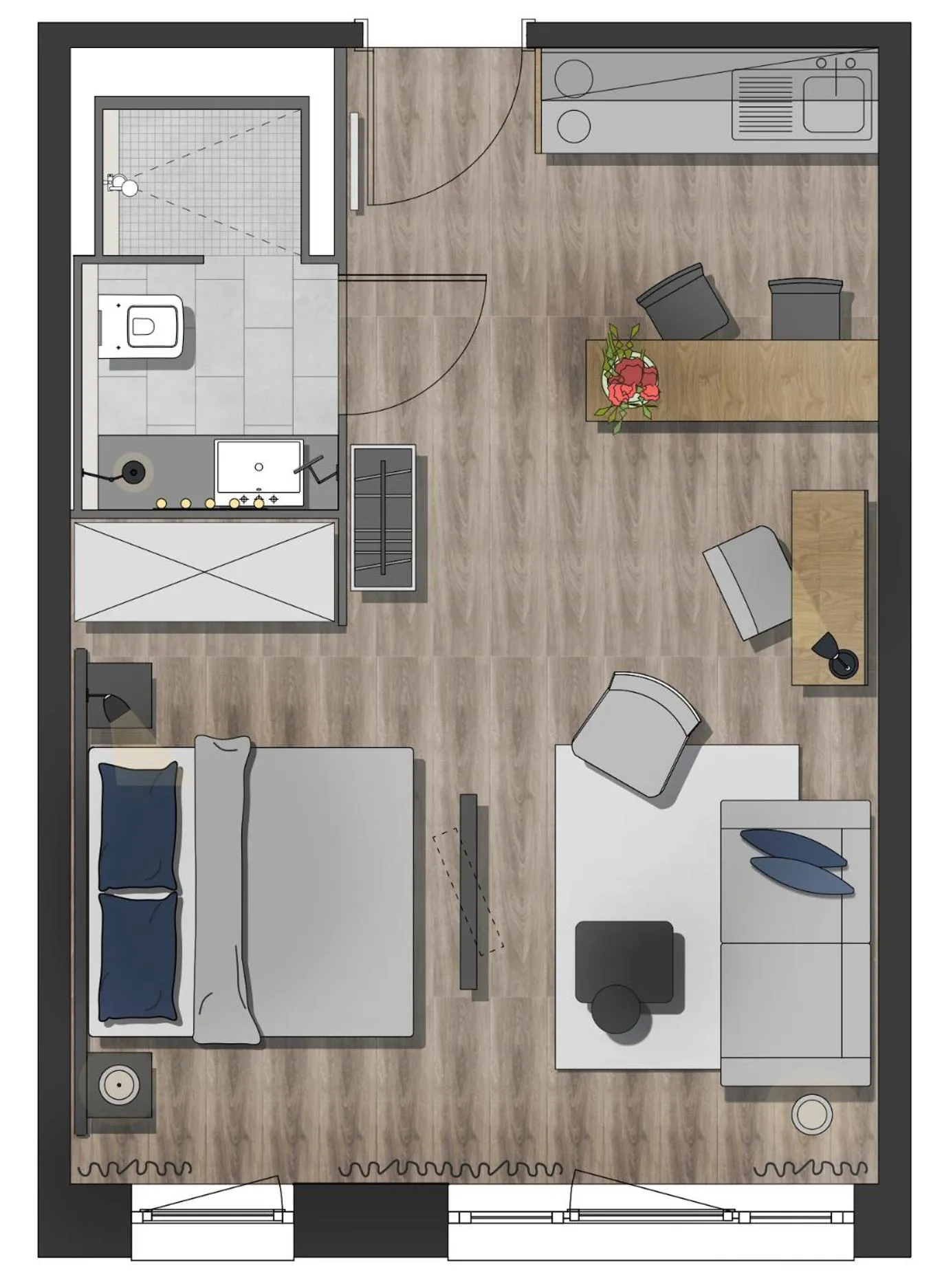 Shower in Arivo Forchheim