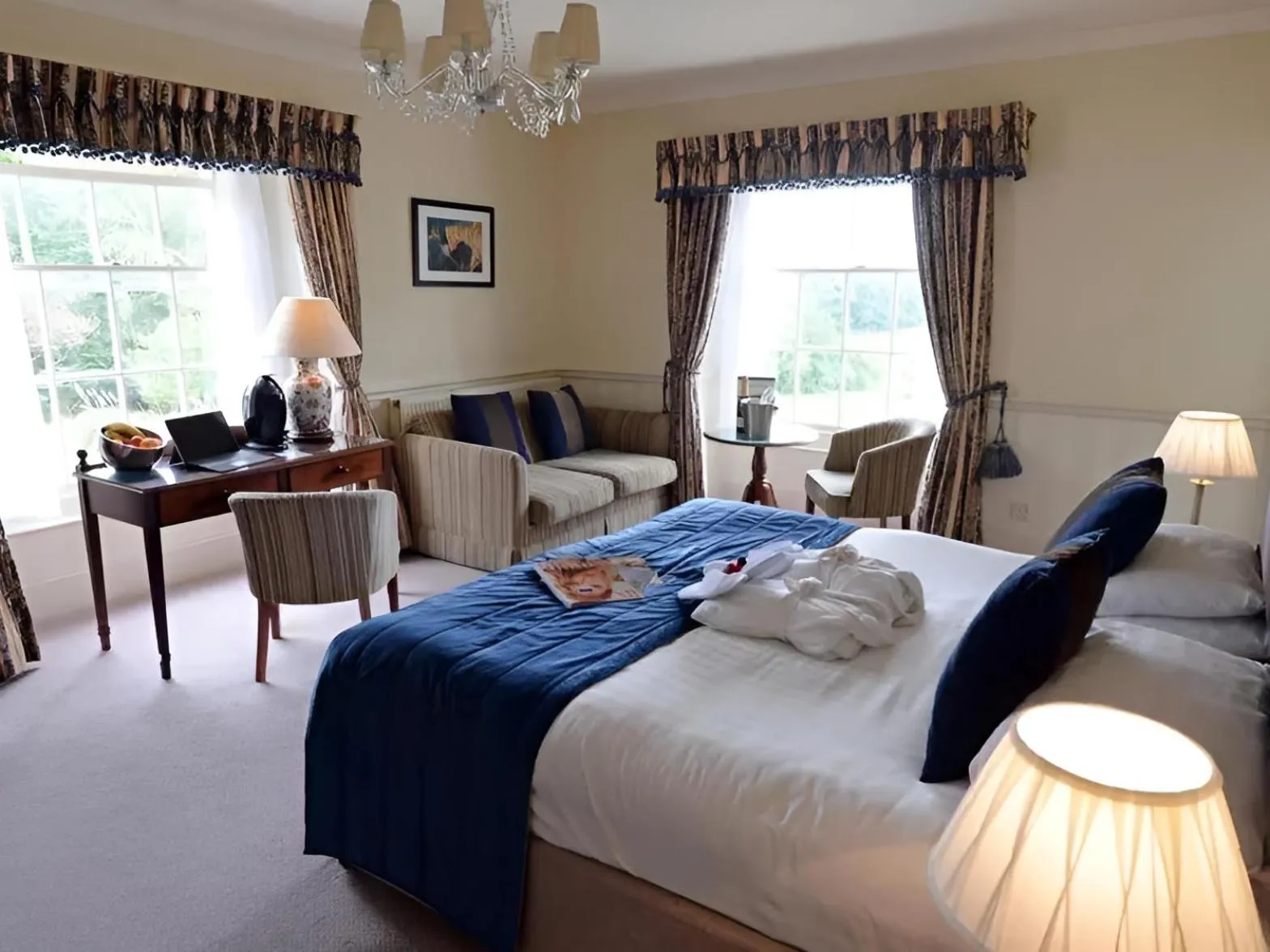 Bed in Best Western Lamphey Court Hotel and Spa