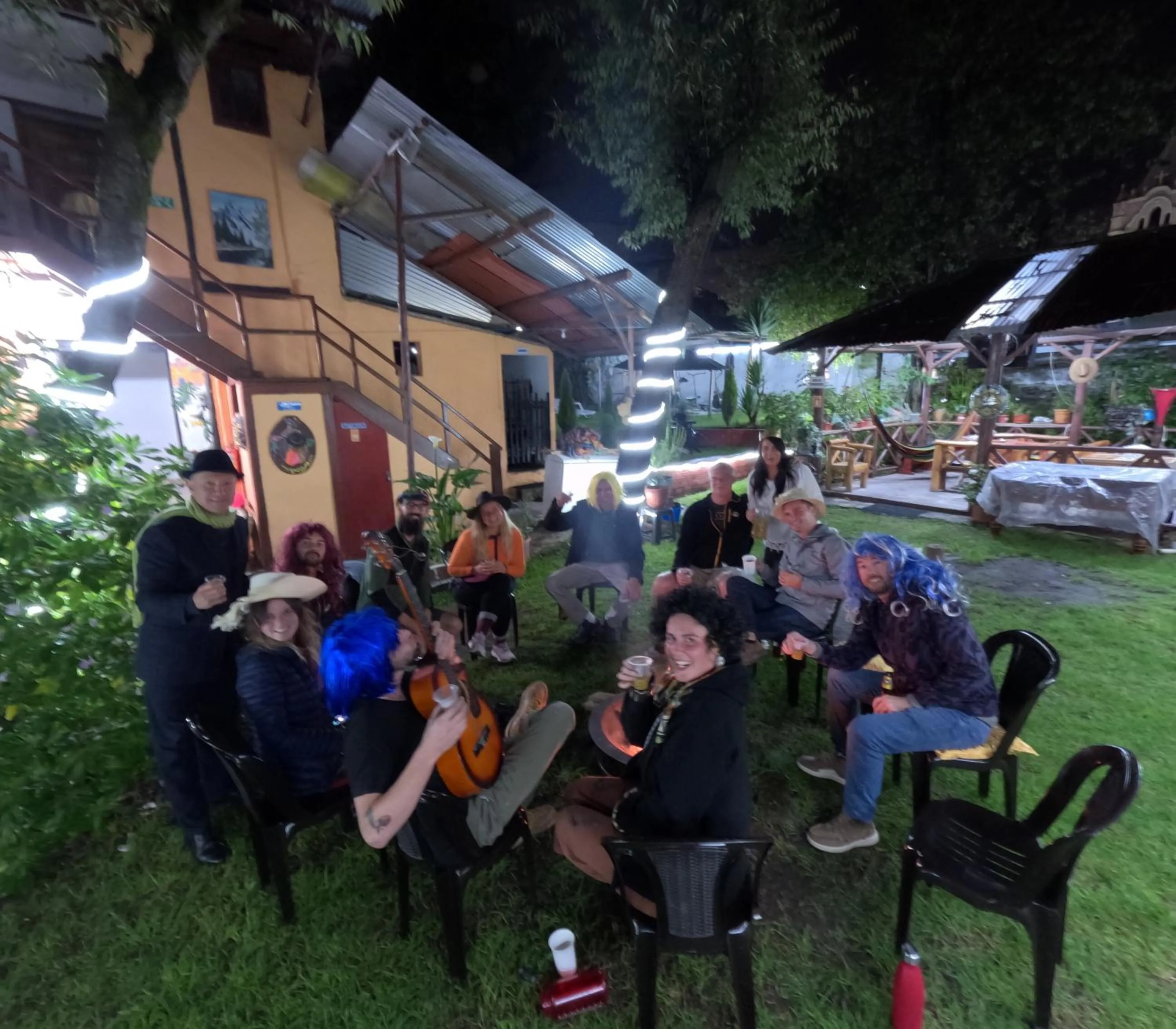 group of guests in Colonial House Inn