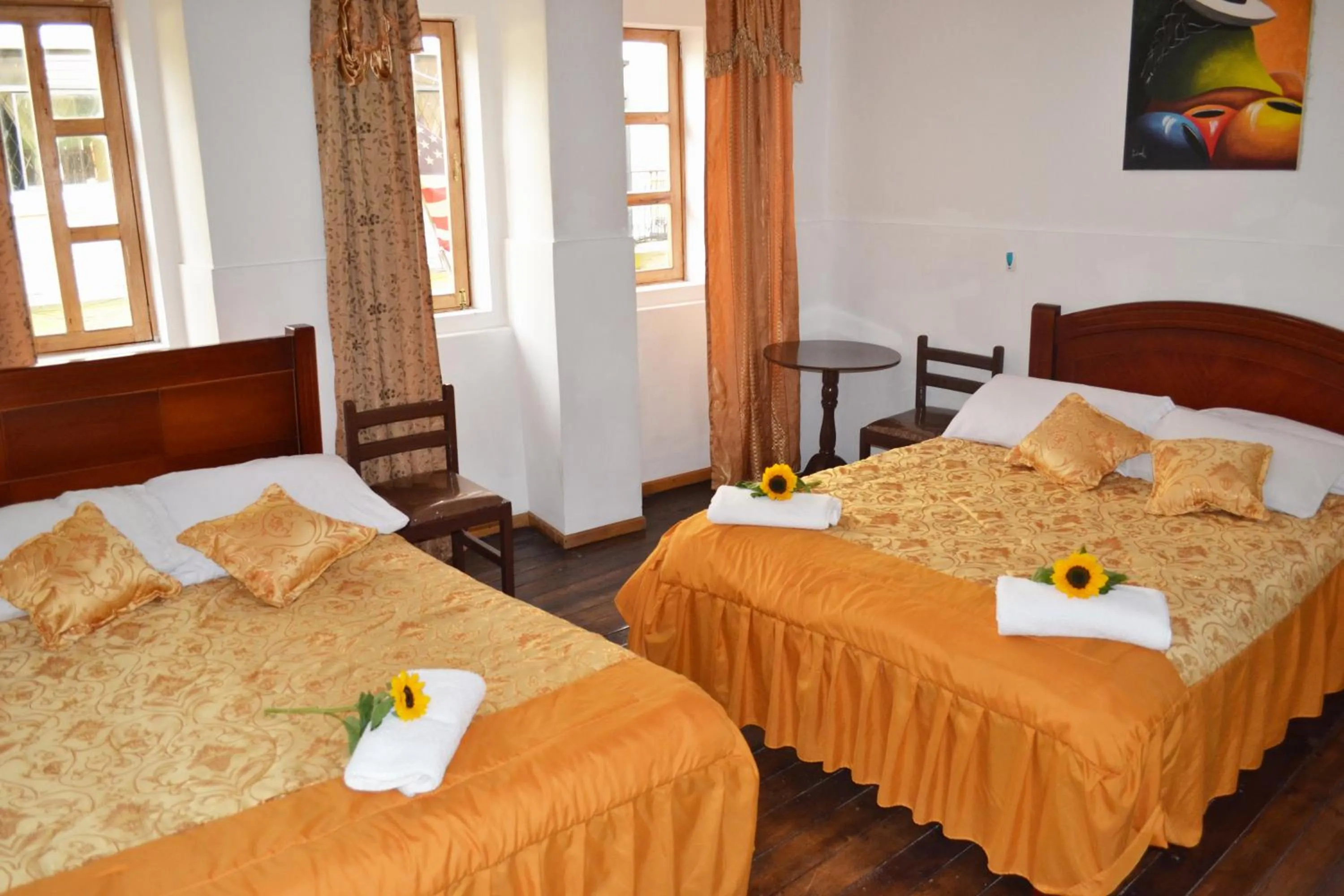 Bed in Colonial House Inn