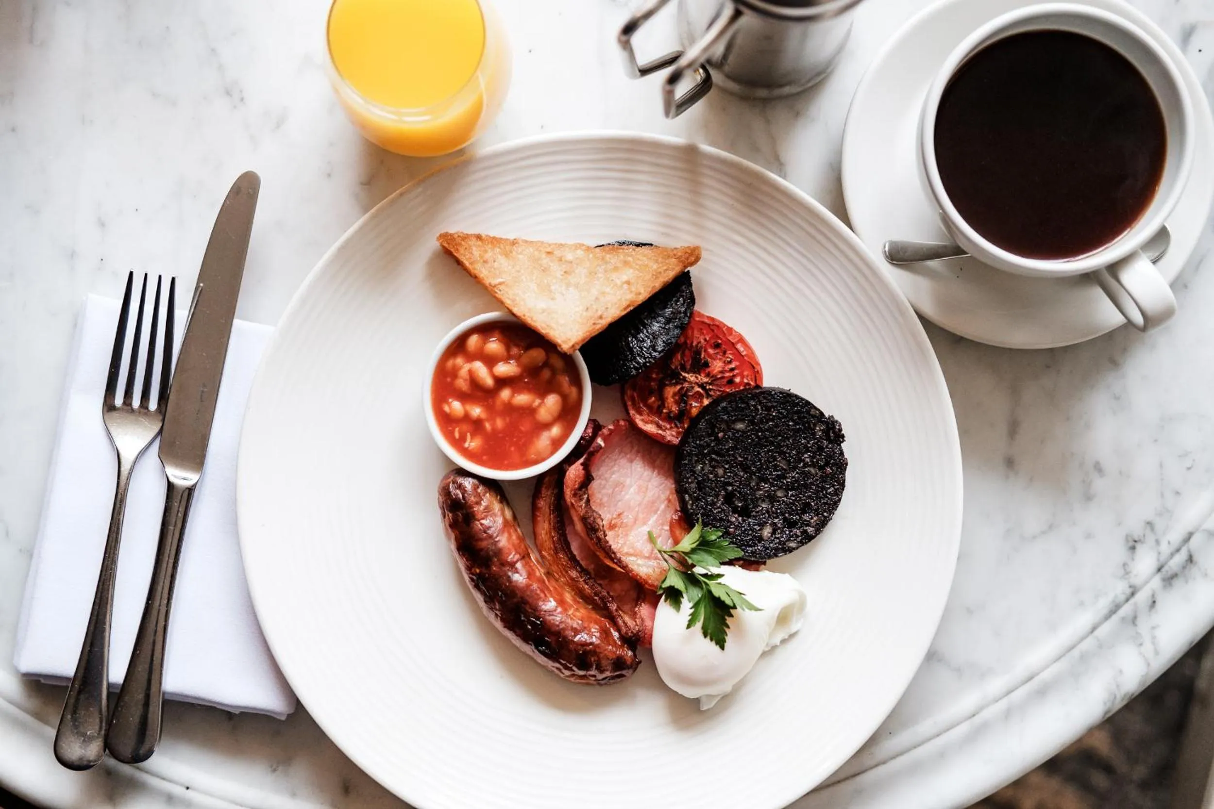 English/Irish breakfast in The Lamb Inn