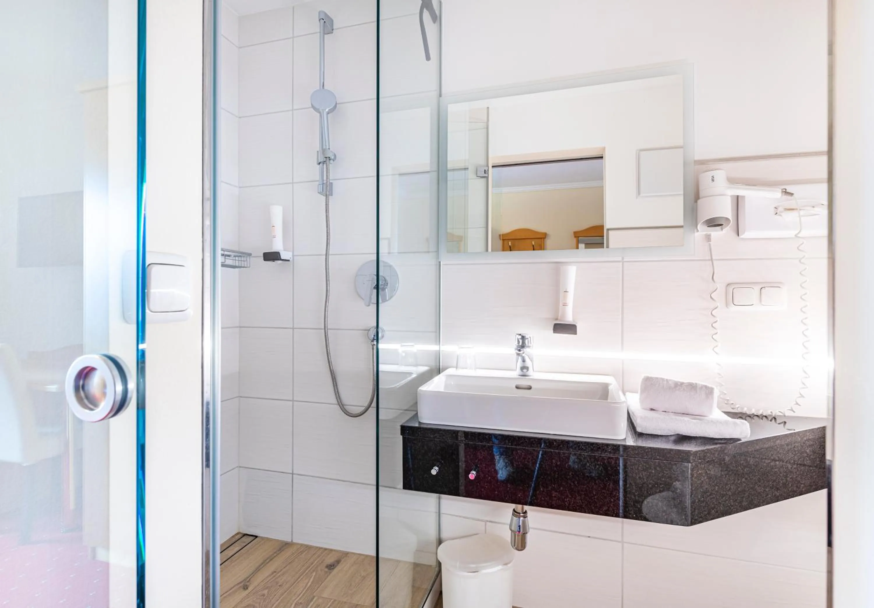 Bathroom in Panorama Hotel Traunstein