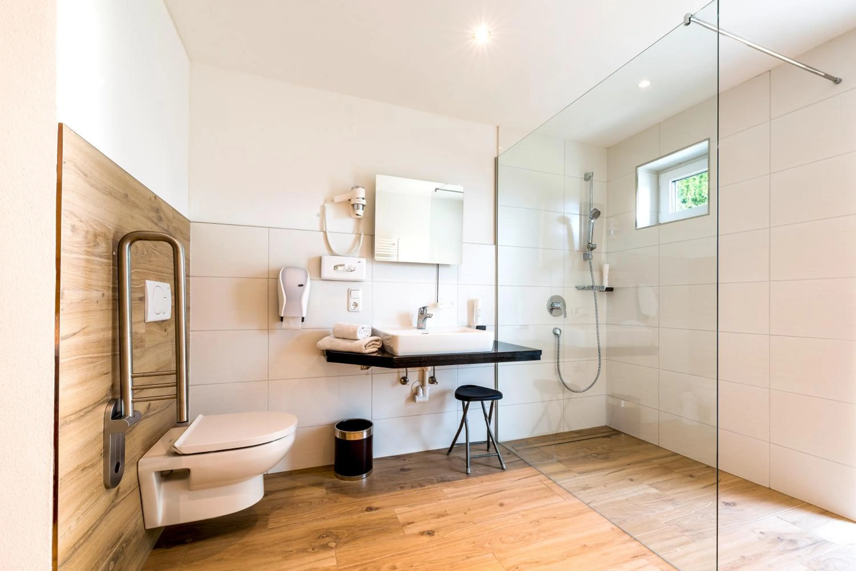 Shower in Panorama Hotel Traunstein