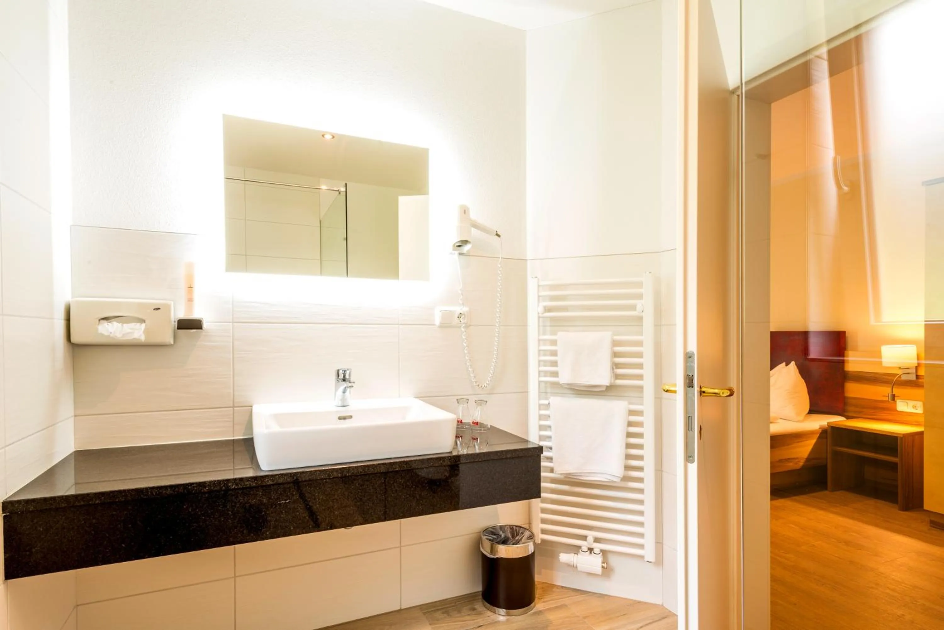 Bathroom in Panorama Hotel Traunstein