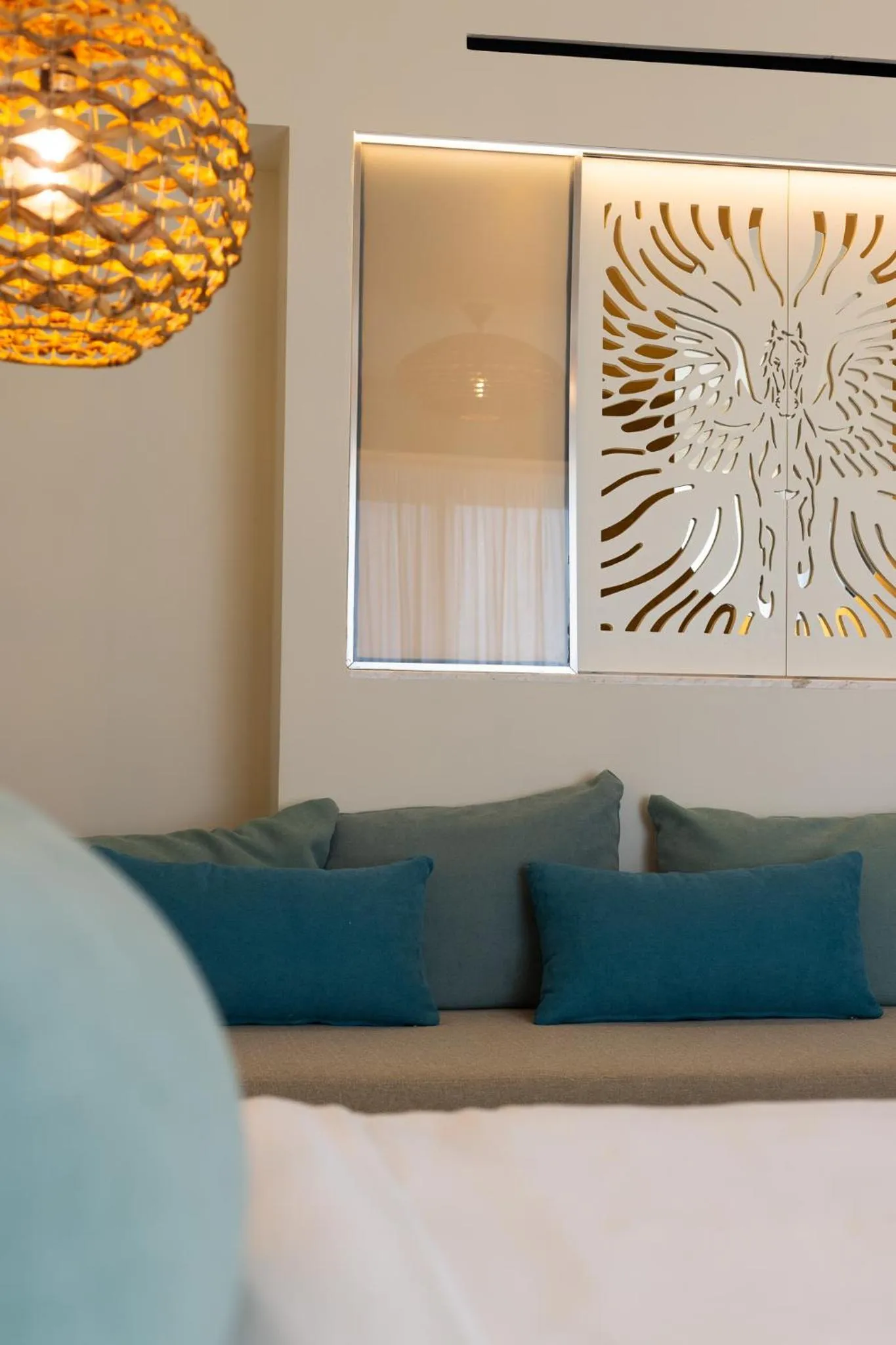 Decorative detail in Pegasos Deluxe Beach Hotel