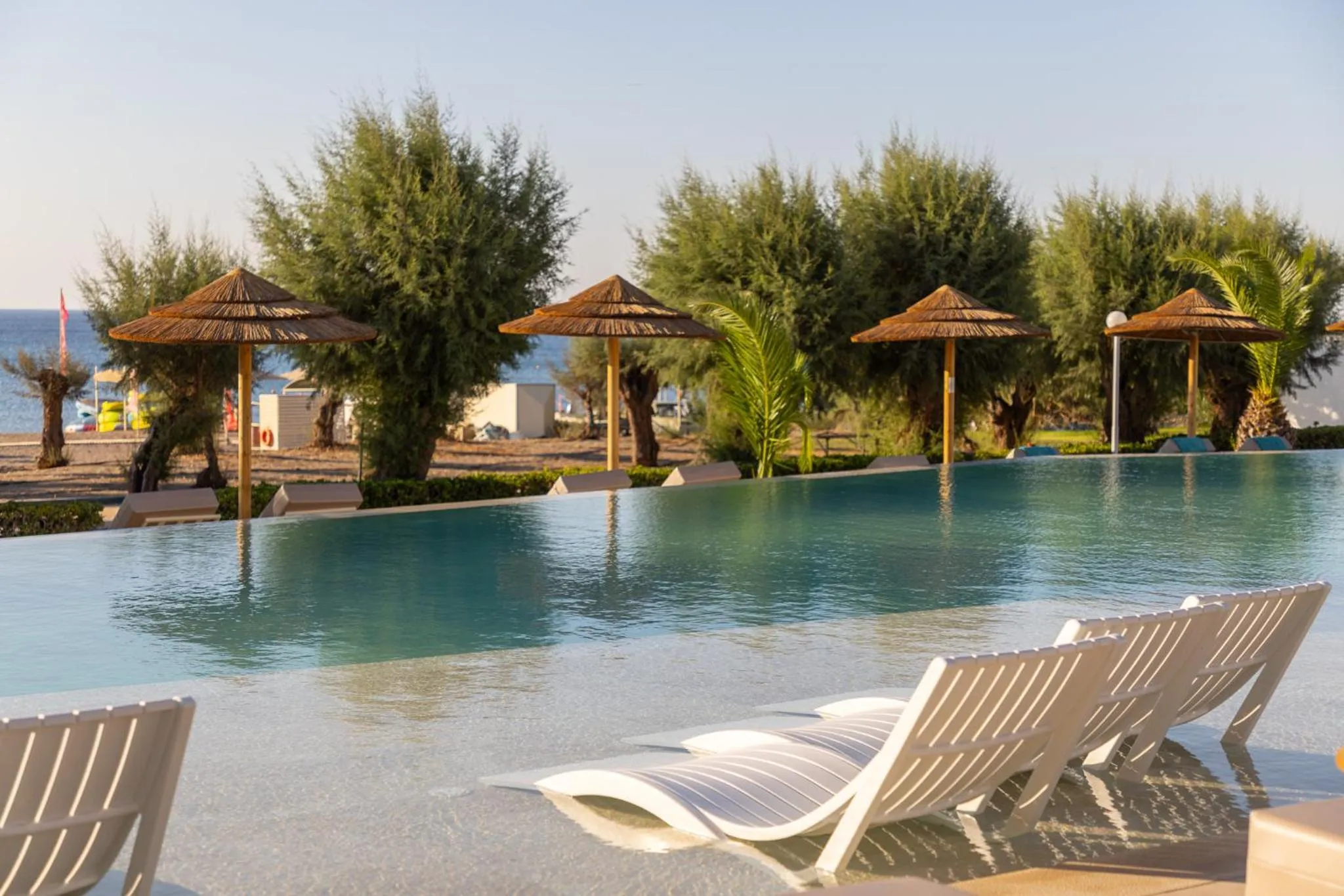 Swimming pool in Pegasos Deluxe Beach Hotel