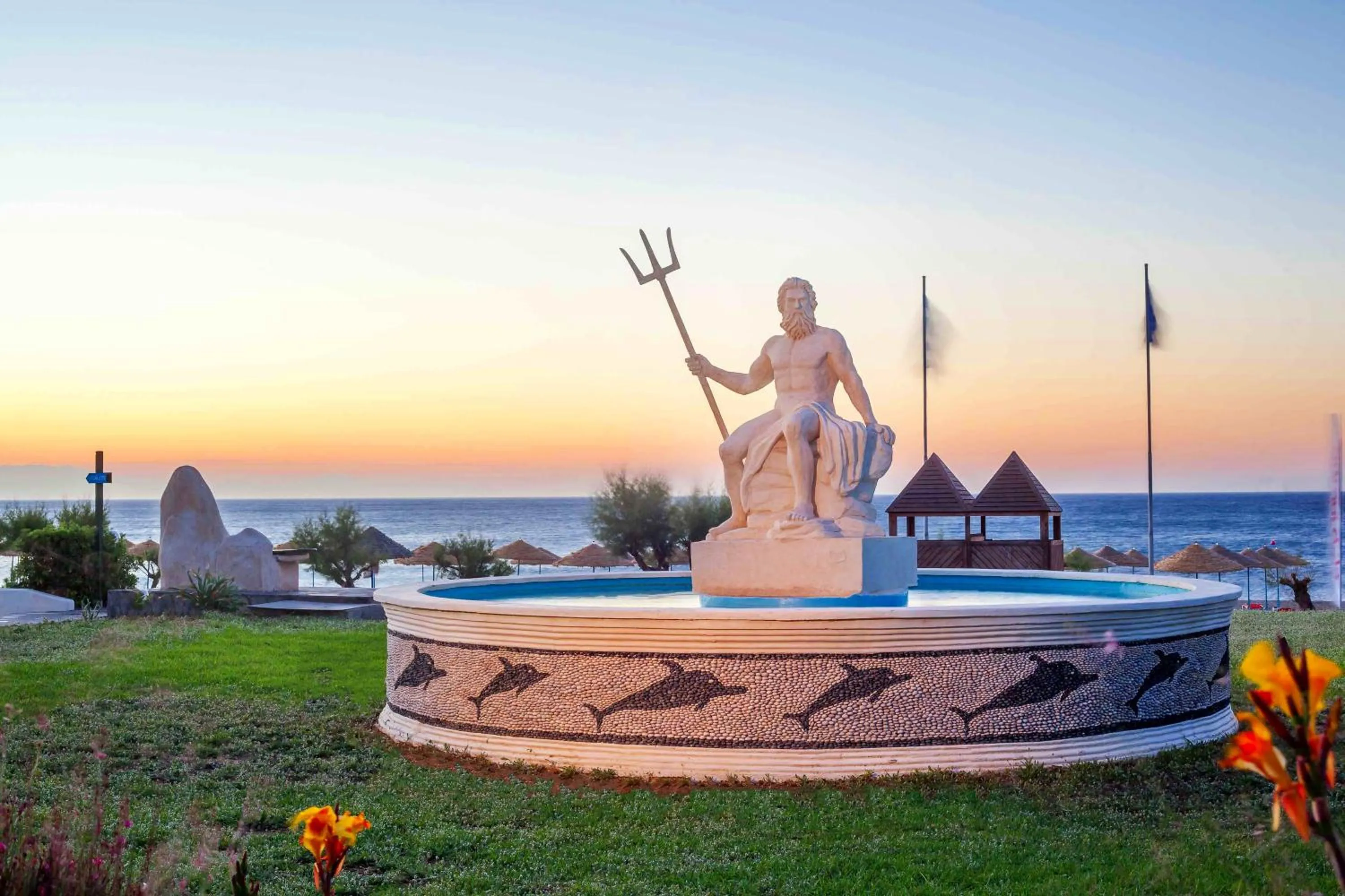 Garden in Pegasos Deluxe Beach Hotel