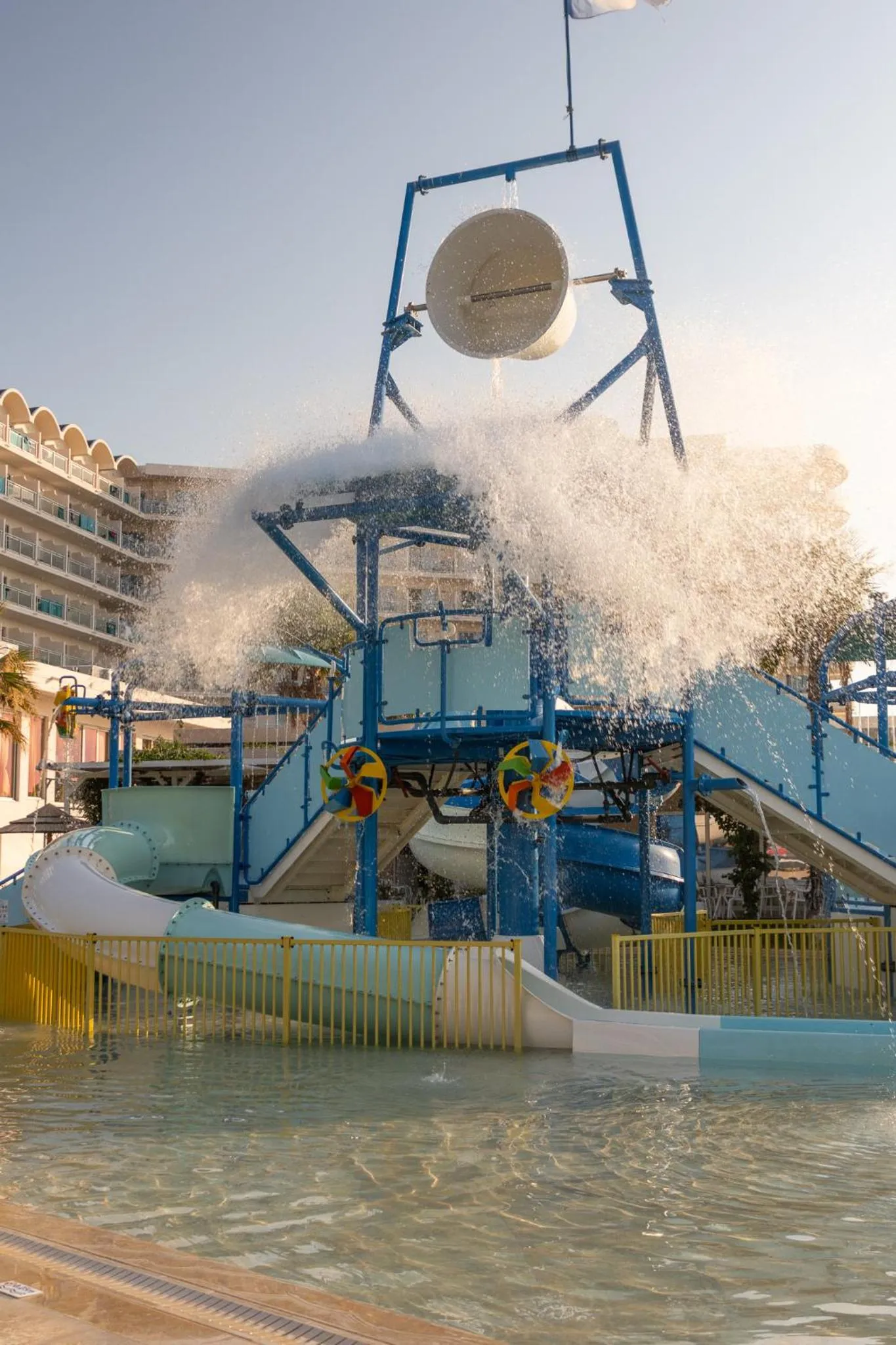 Aqua park in Pegasos Deluxe Beach Hotel