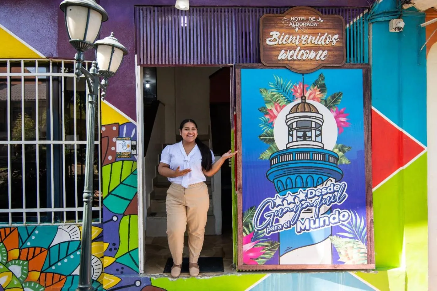 Lobby or reception in Hotel de Alborada