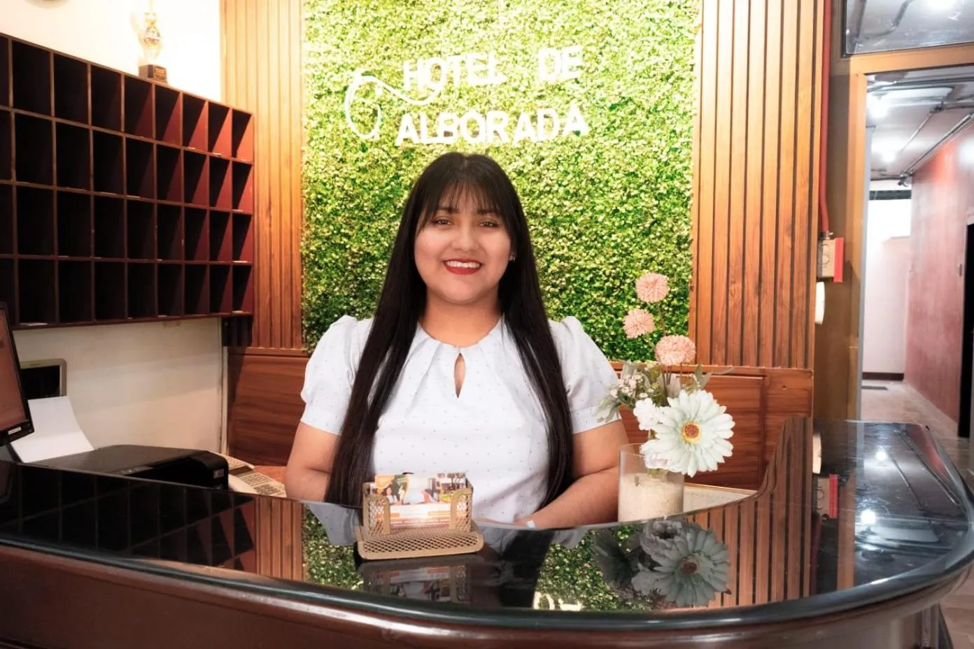 Lobby or reception in Hotel de Alborada