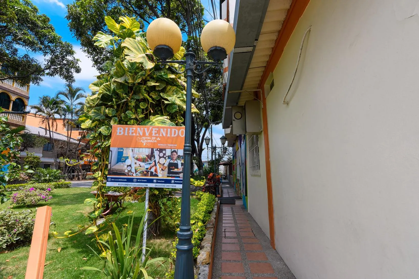 Garden view in Hotel de Alborada
