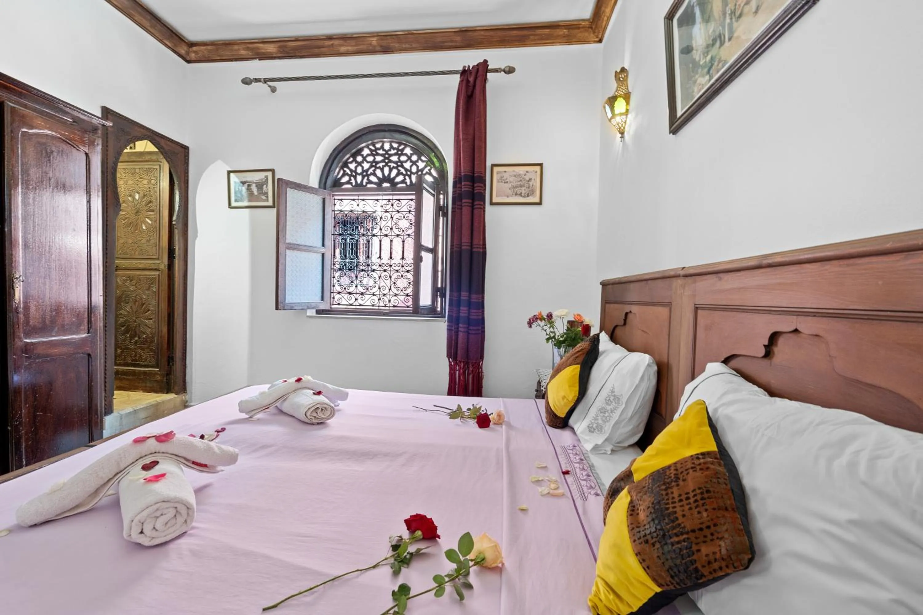 Bed in Riad Marwa Marrakech