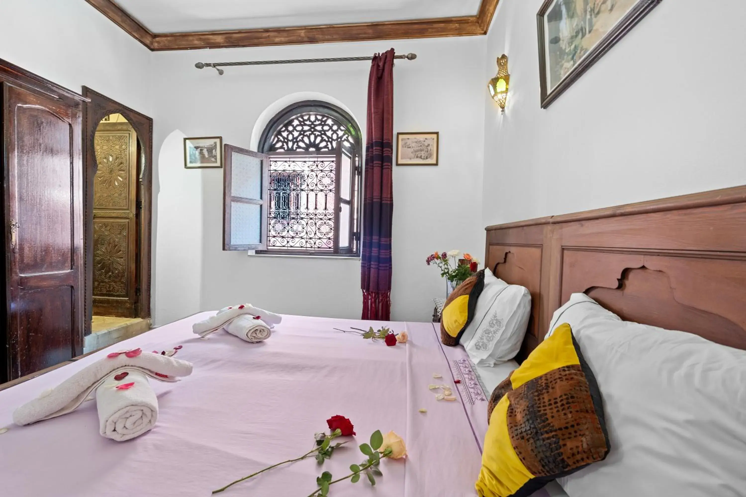 Bed in Riad Marwa Marrakech Bed in Riad Marwa Marrakech