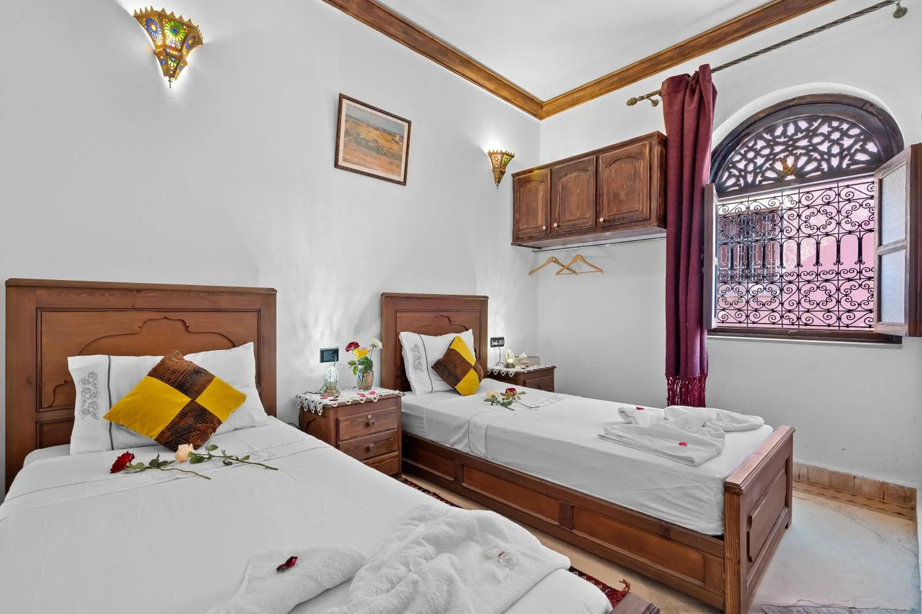 Bed in Riad Marwa Marrakech Bed in Riad Marwa Marrakech